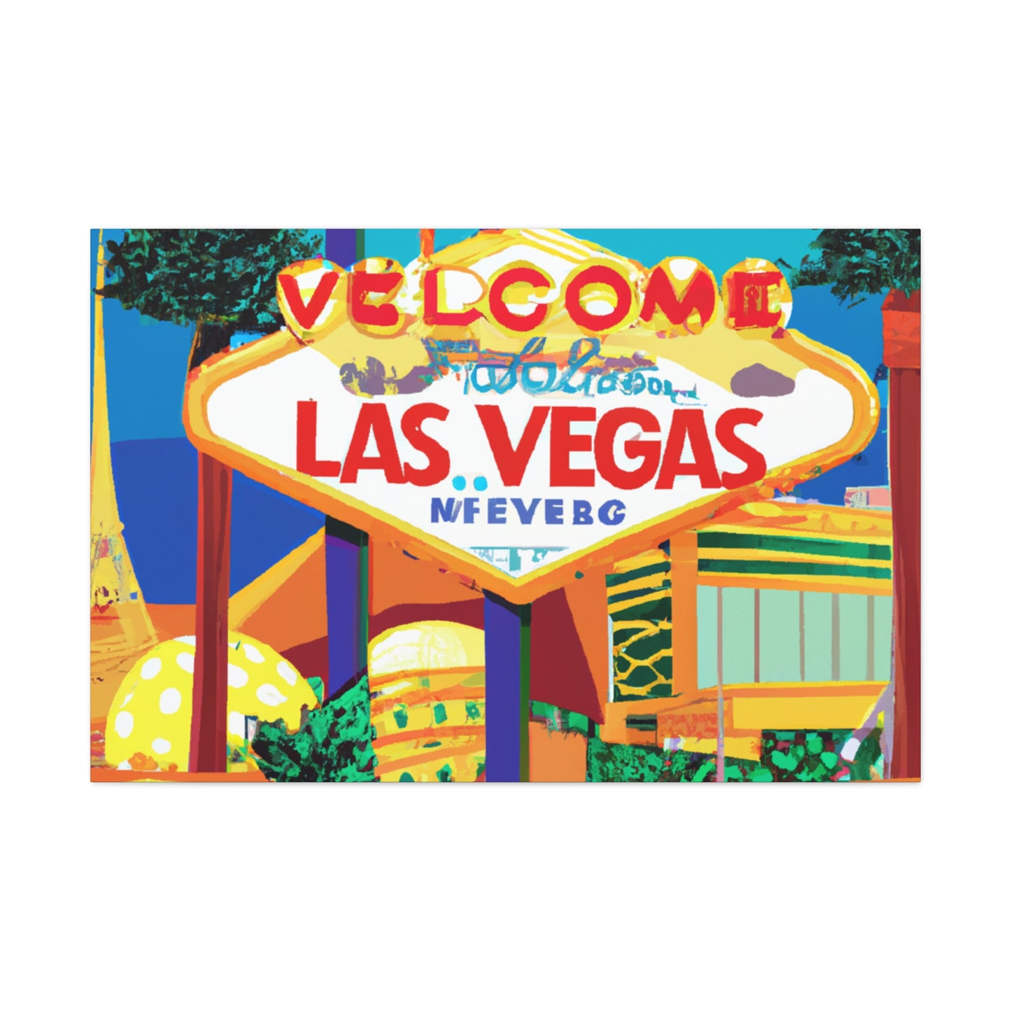 Vegas Valley - Destination Vegas - Canvas