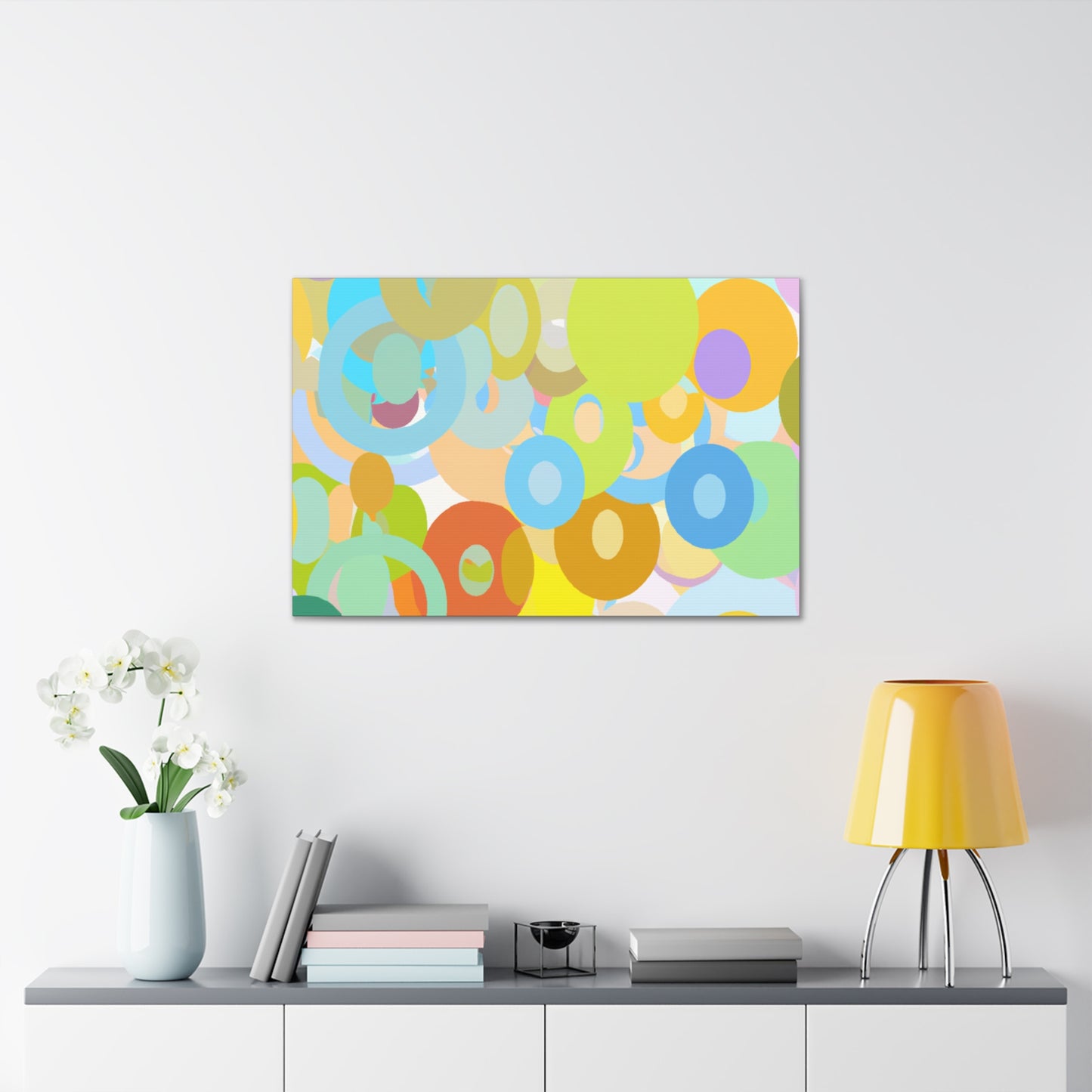 Aqua Spectrum - Abstract - Canvas