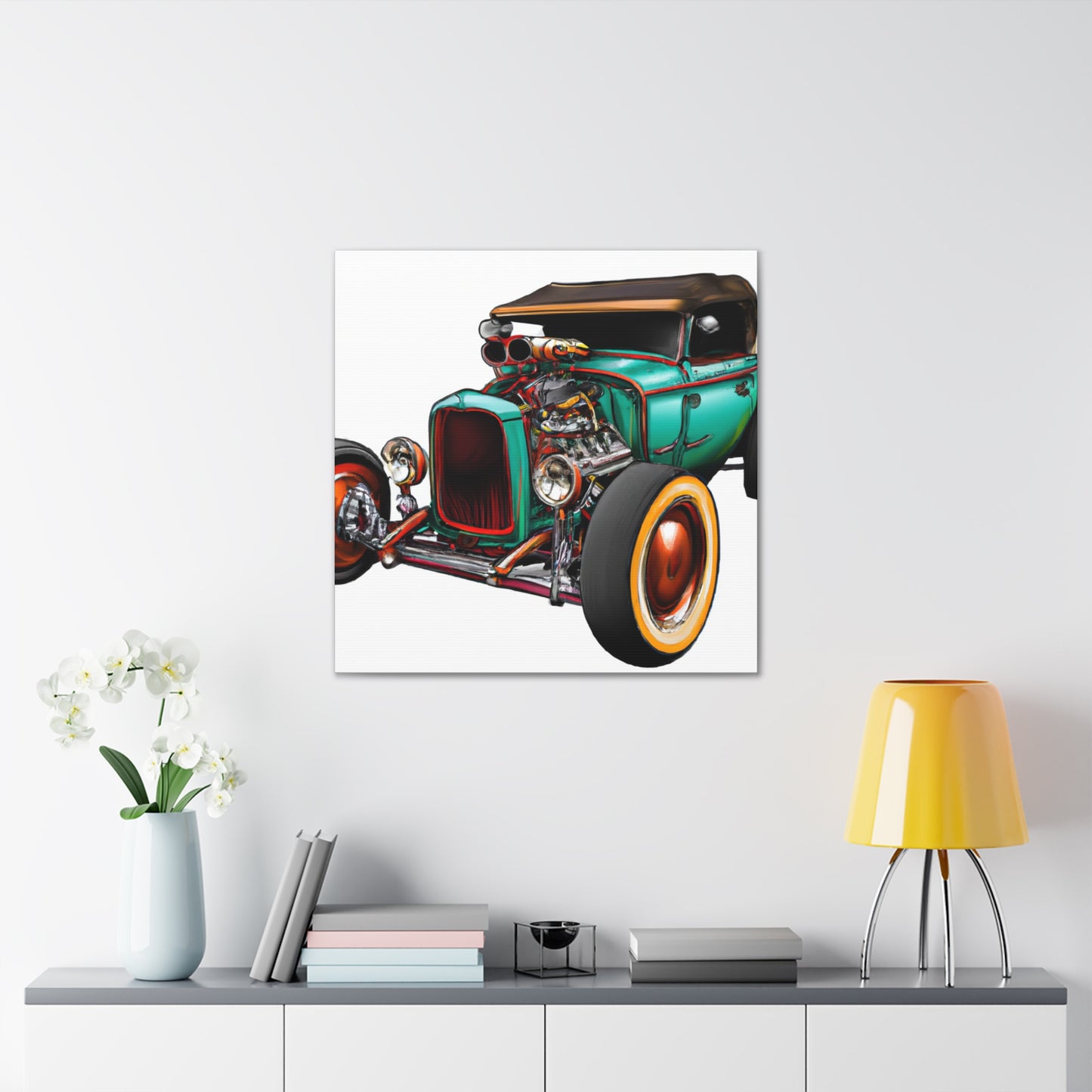 Vintage Vanguard - Automobile - Canvas