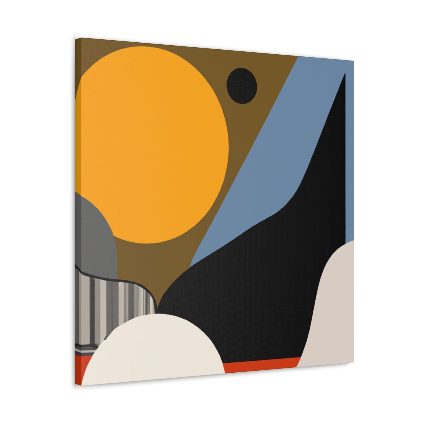 Vibrant Horizons - Midcentury - Canvas