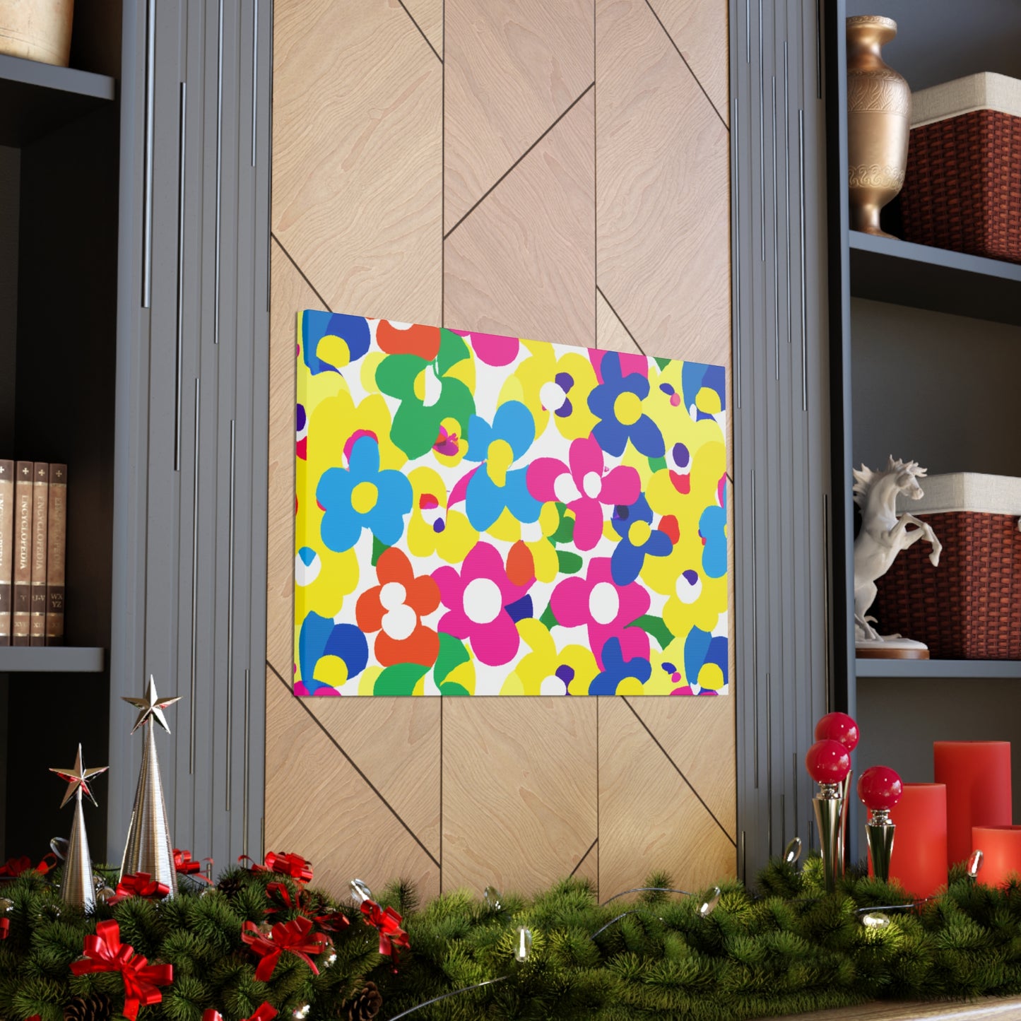 Floral Facets - Floral Canvas