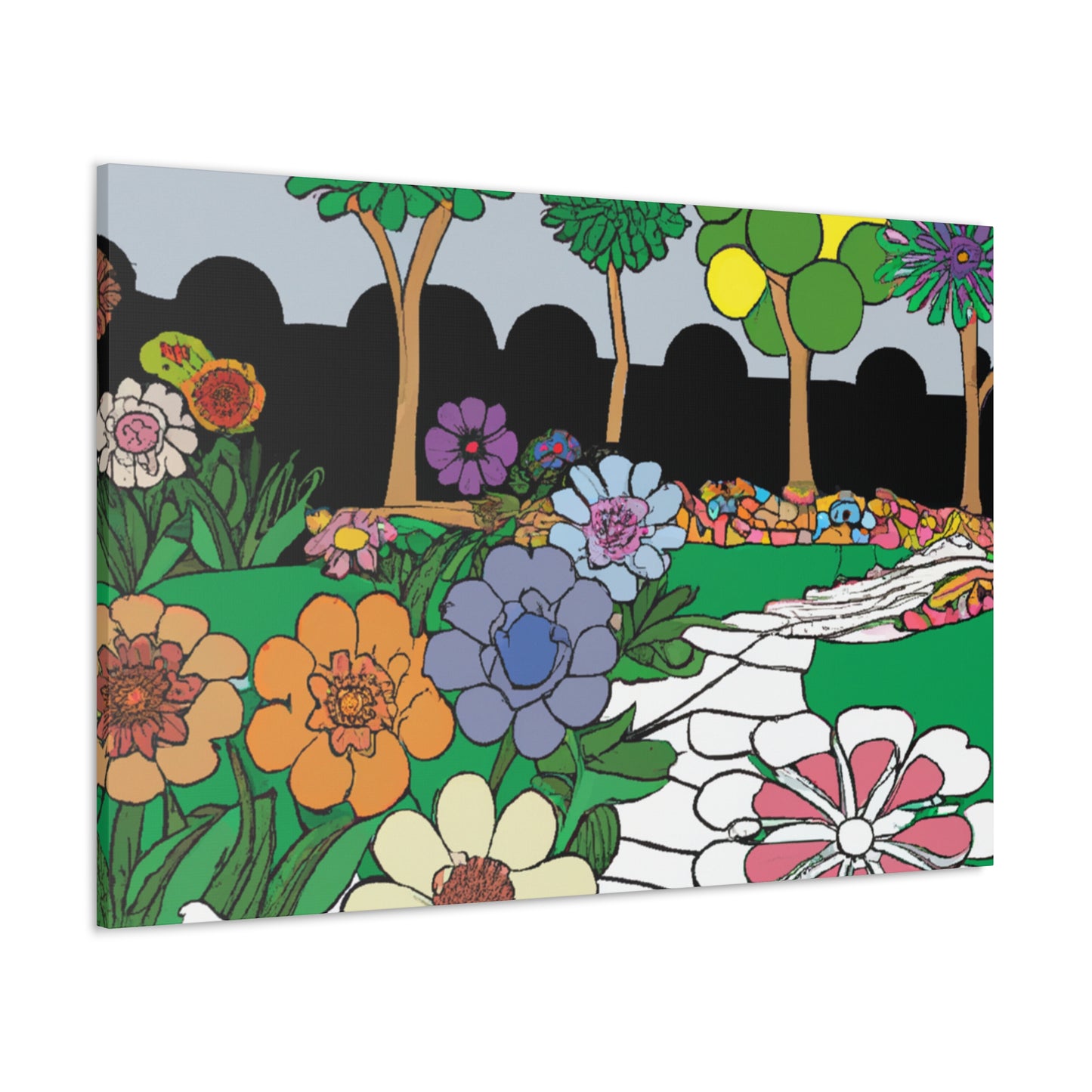 Gardenia Glade - Landscape - Canvas