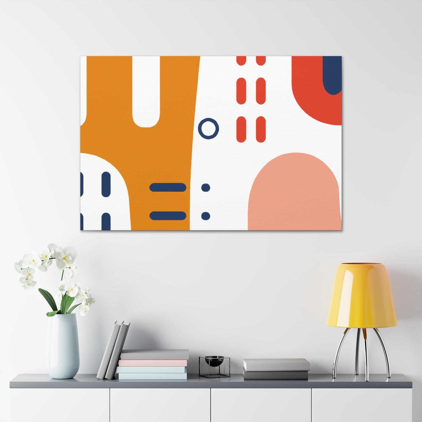 Riverside Escape - Midcentury - Canvas
