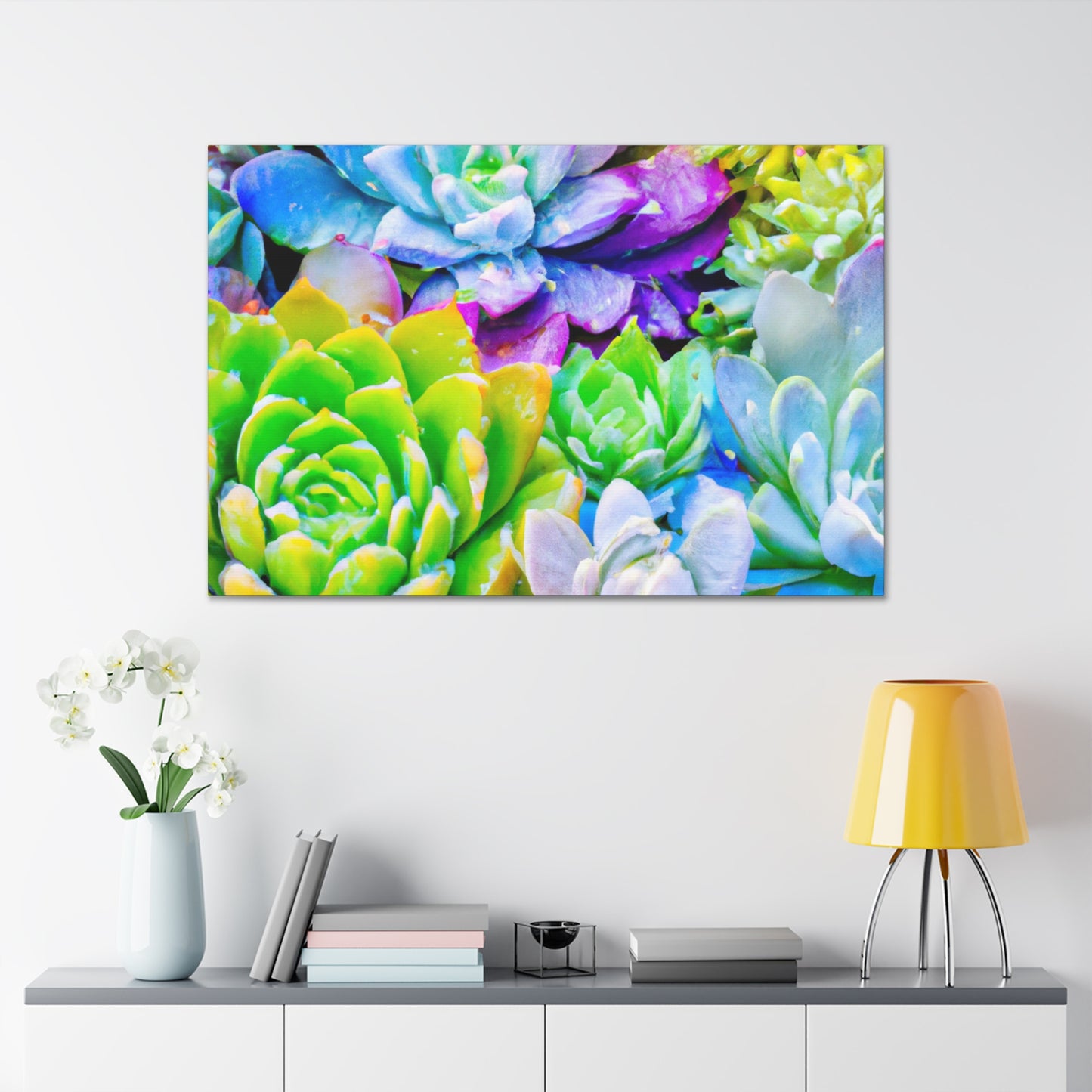 Garden of Bright Delights - Canvas - Succulent