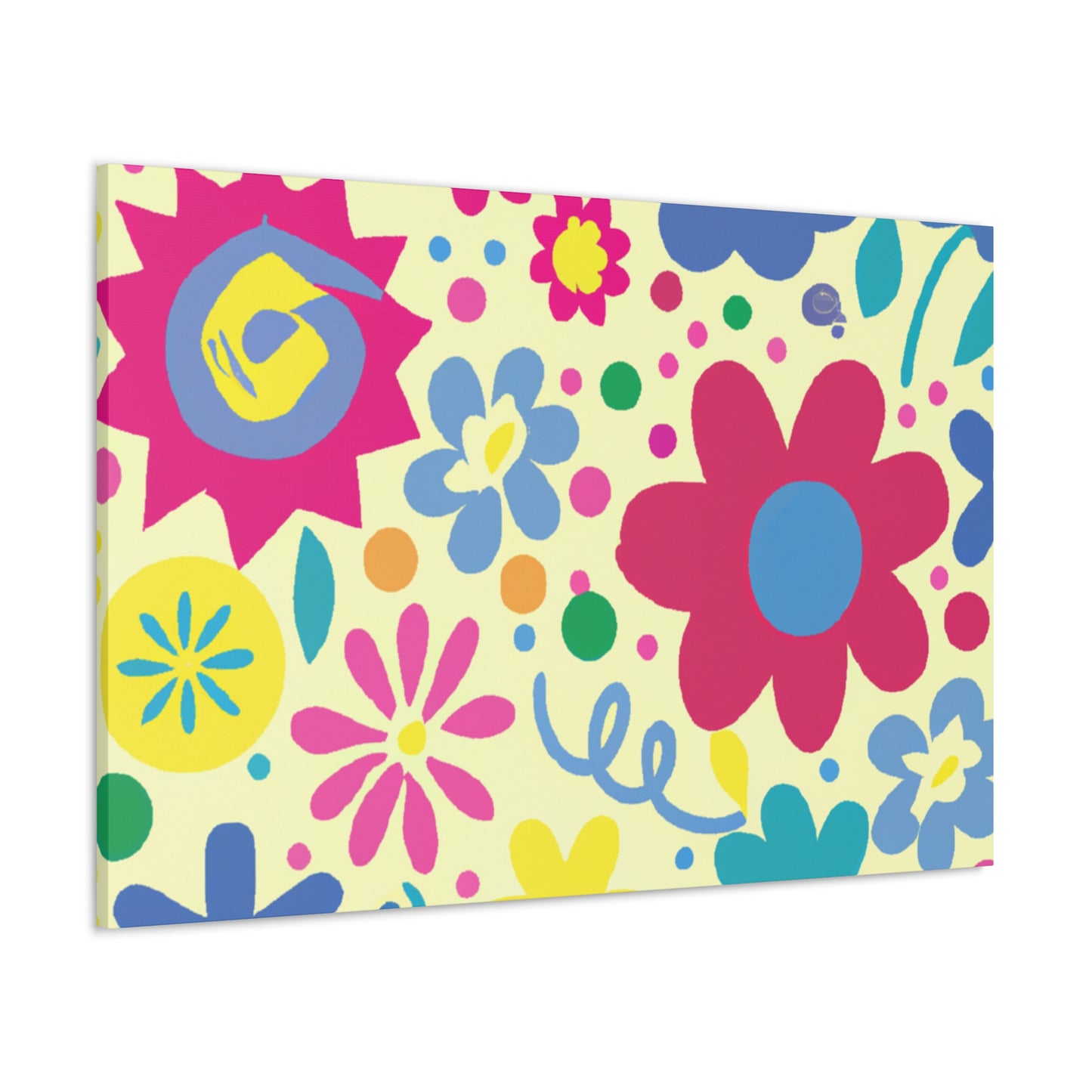 "Flower Symphony" - Floral Canvas
