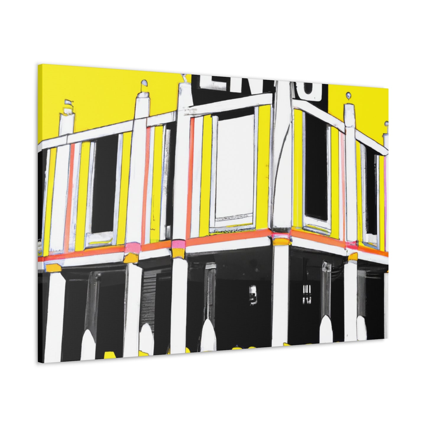 The Big Bopper Bowling Bar. - Canvas Pop Art