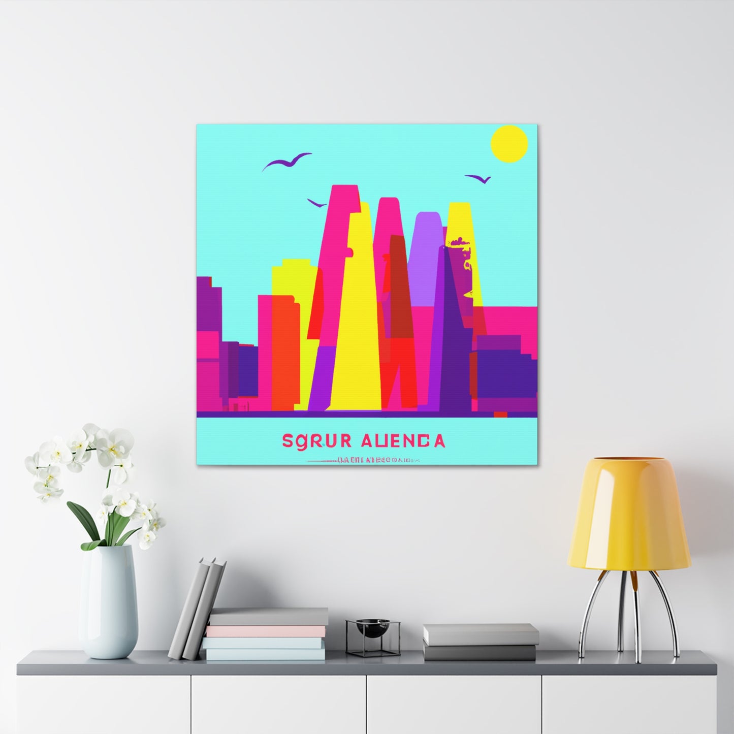 Santiango - South America - Canvas