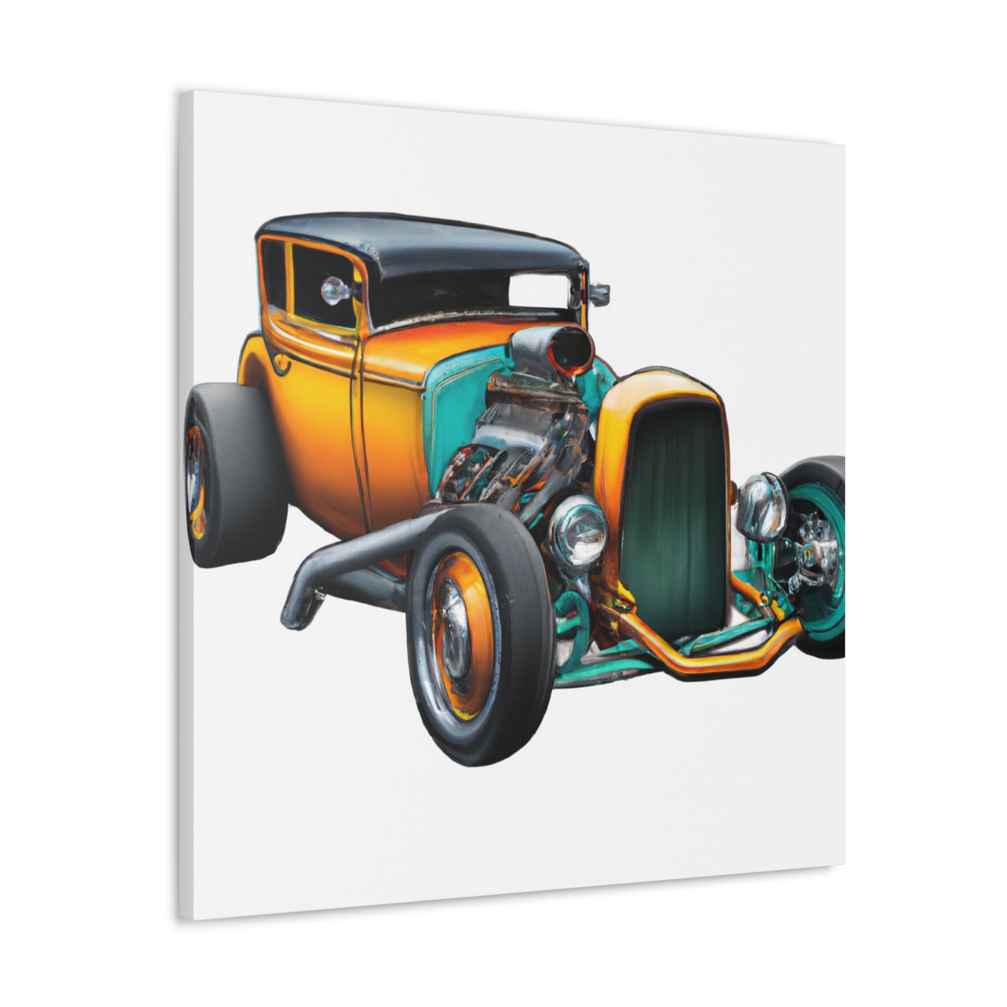 Vintage Burner - Automobile - Canvas