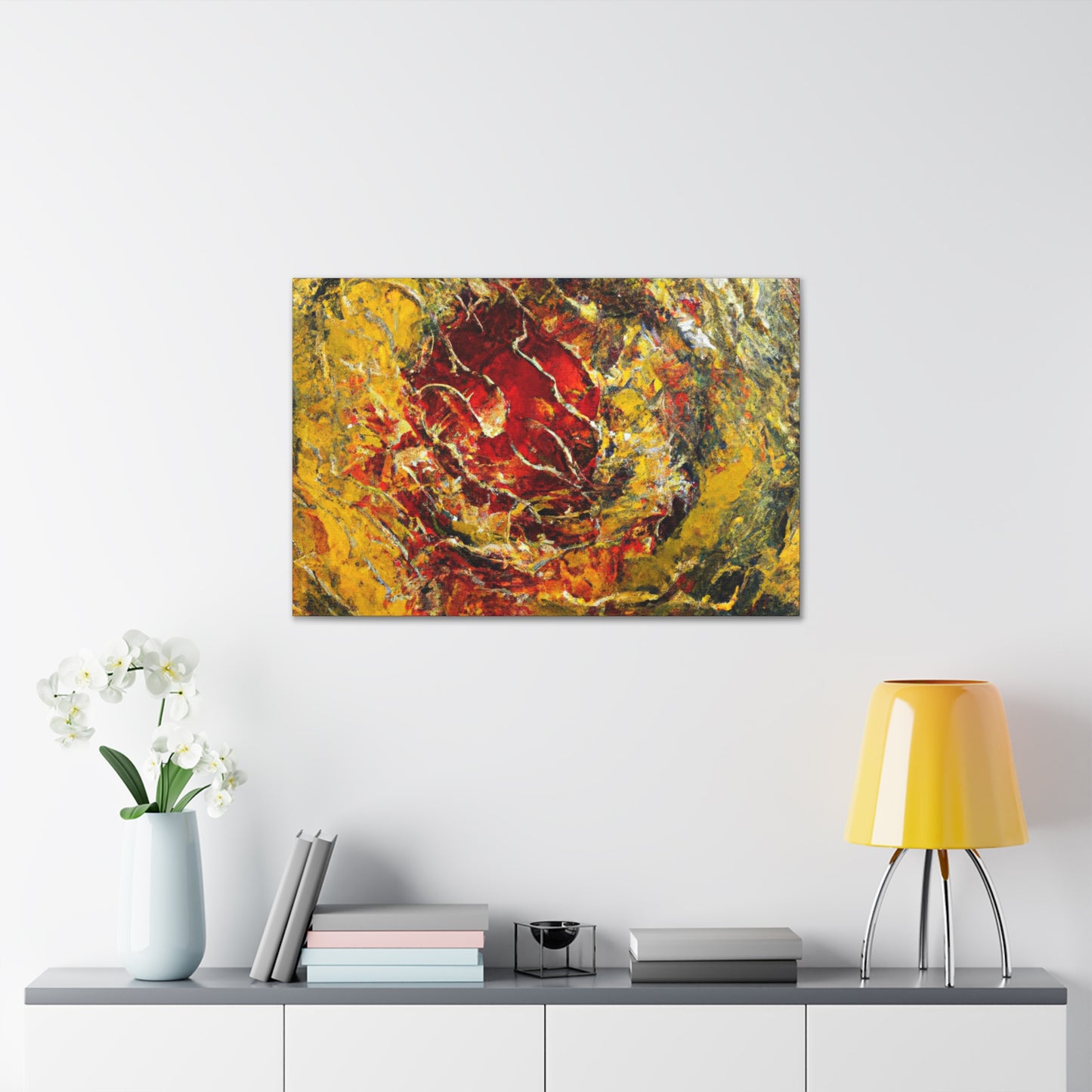 Volcano - Abstract Canvas