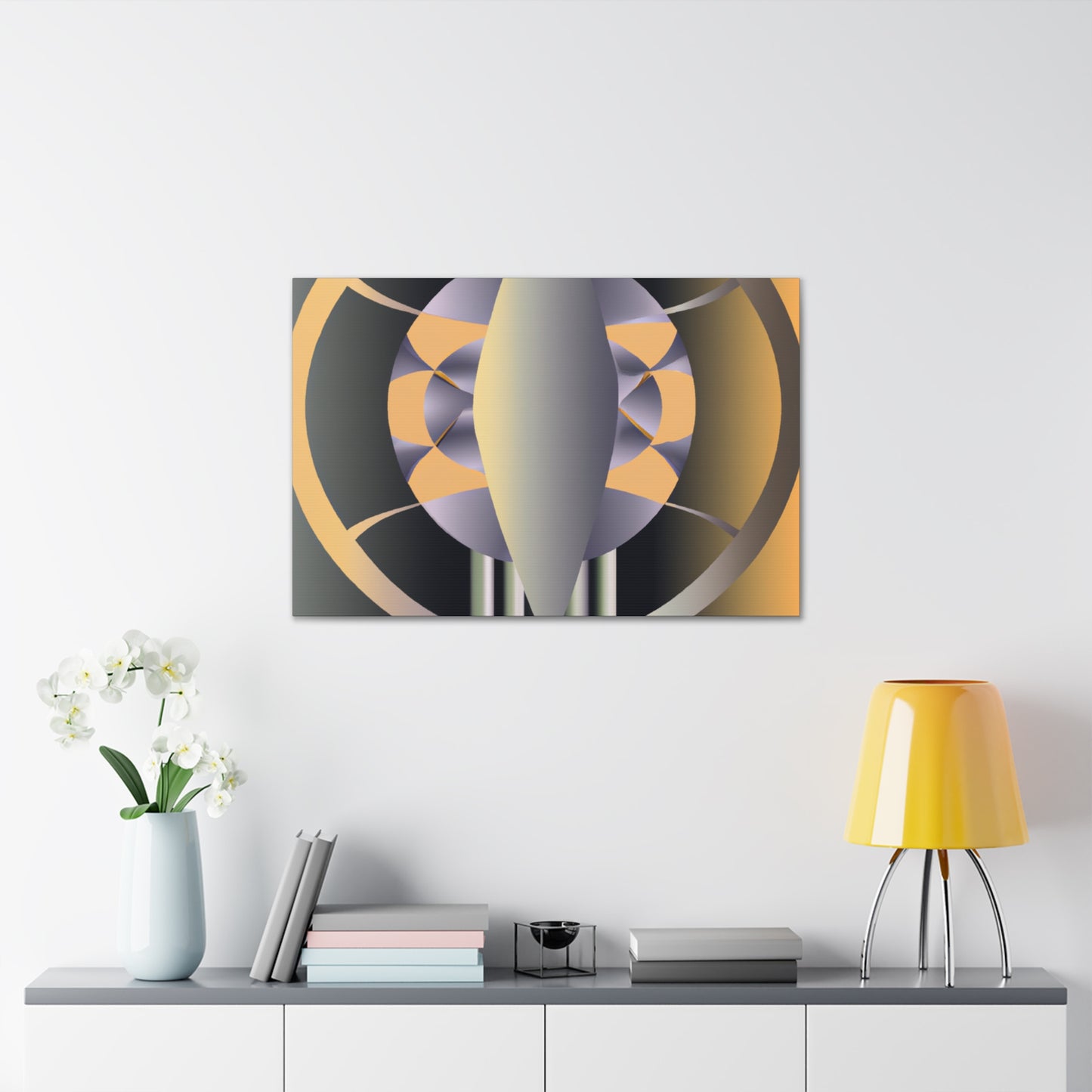 The Spire. - Retro Design Canvas Art Deco