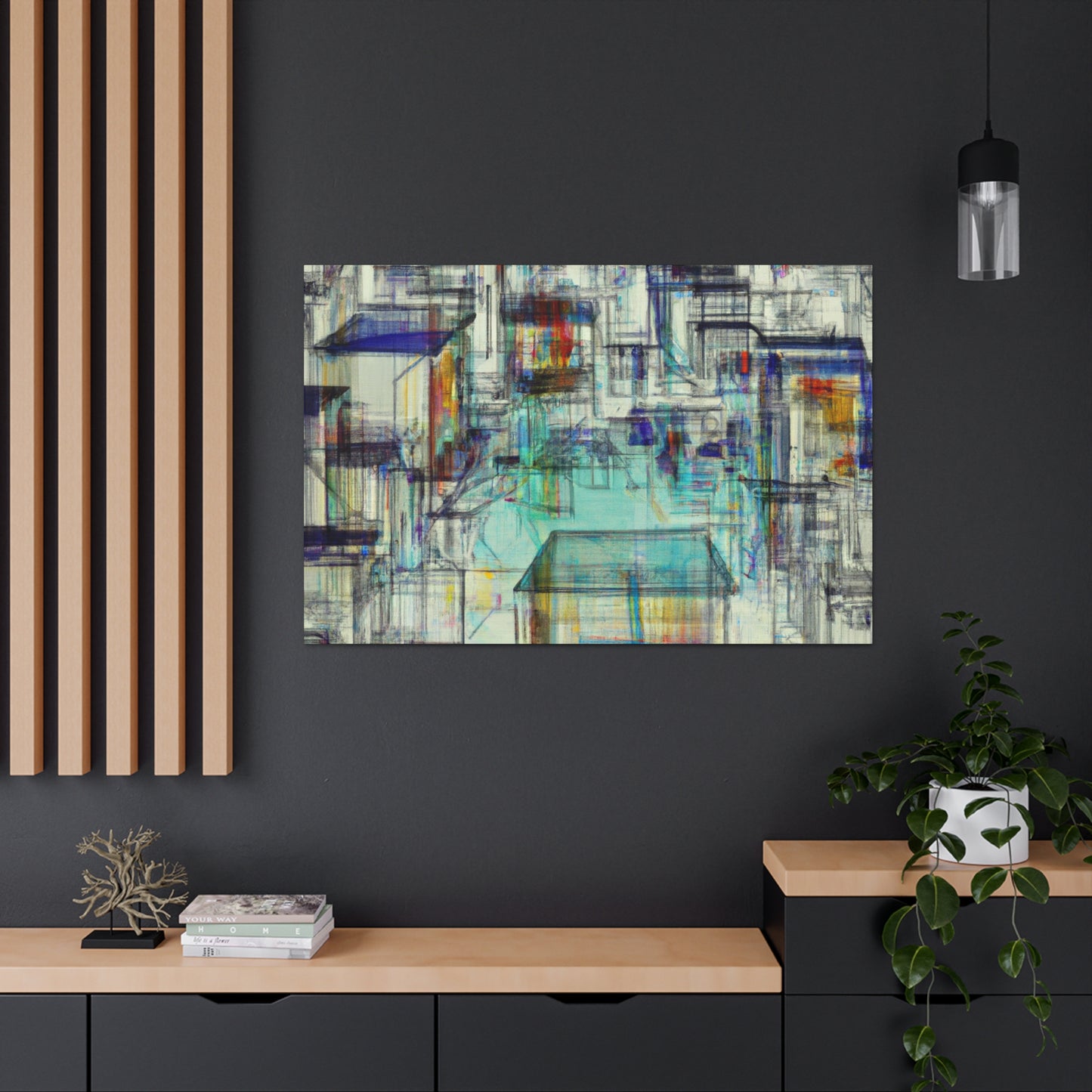 Vermeer. - Architectural - Abstract - Canvas