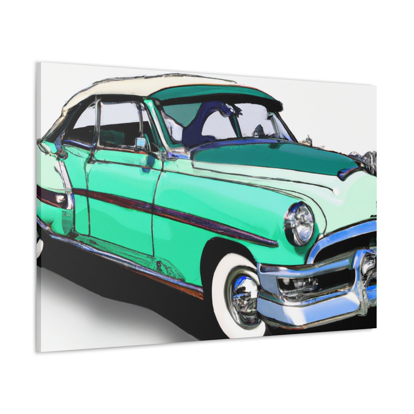 Vintage Valiant - Automobile - Canvas