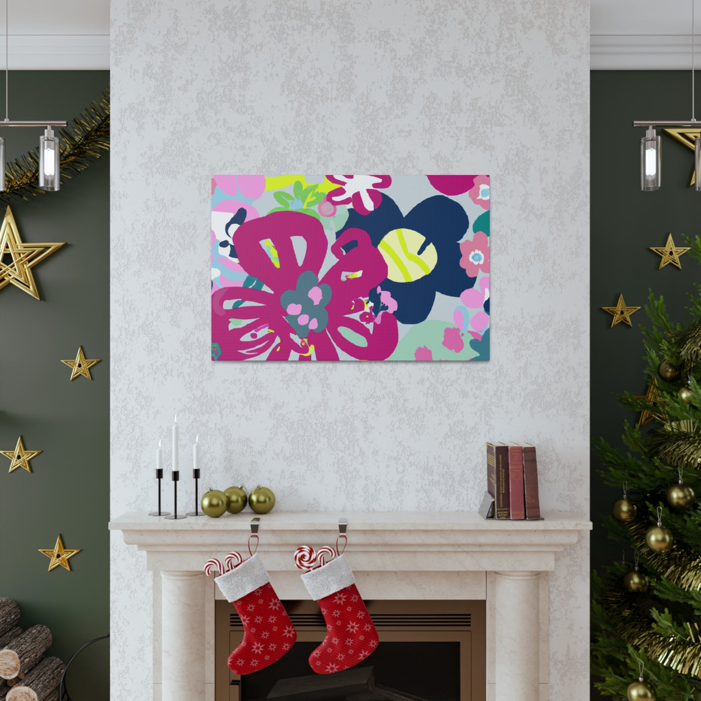 "Petals of Passage" - Floral Canvas