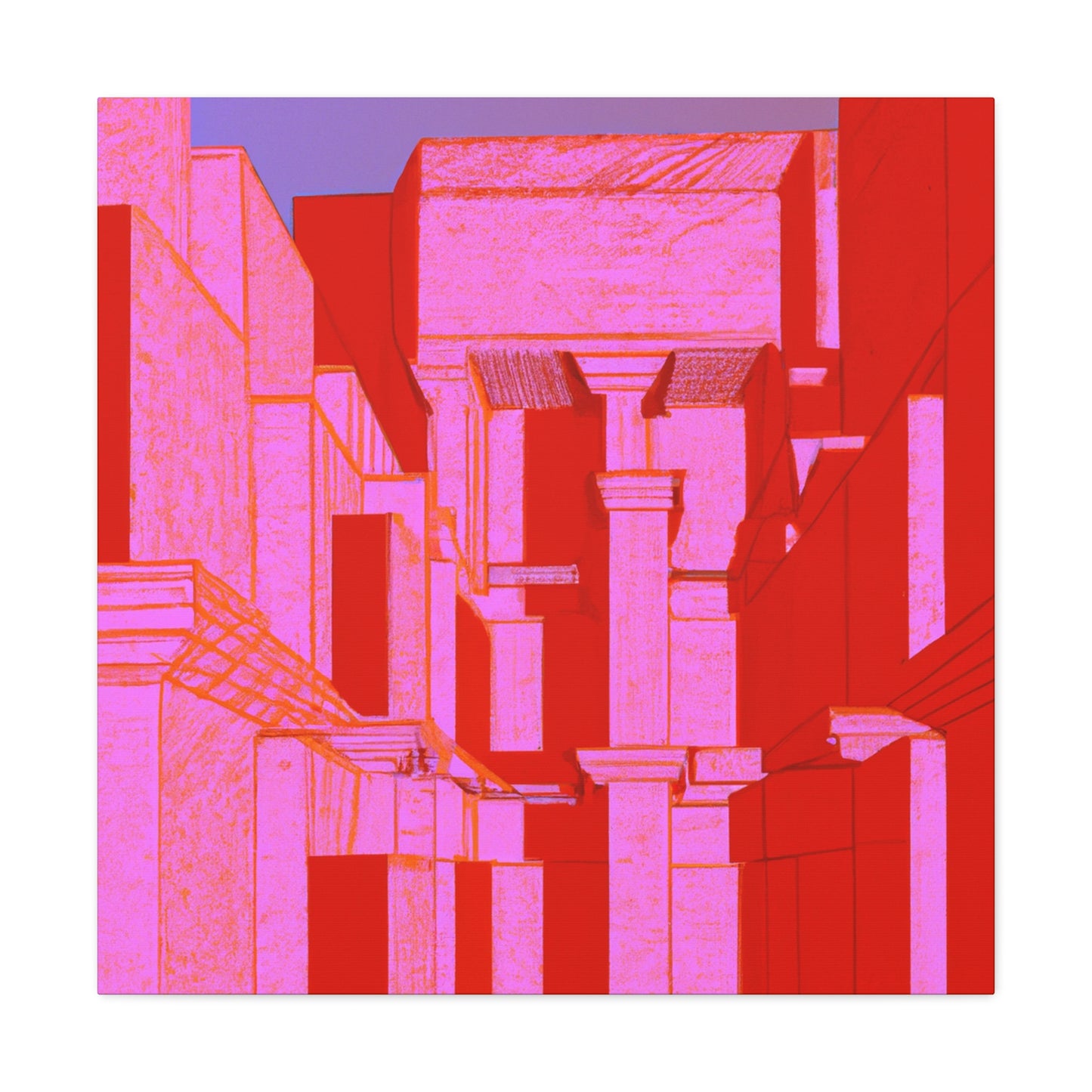Pieter de de Bontser. - Canvas - Architectural