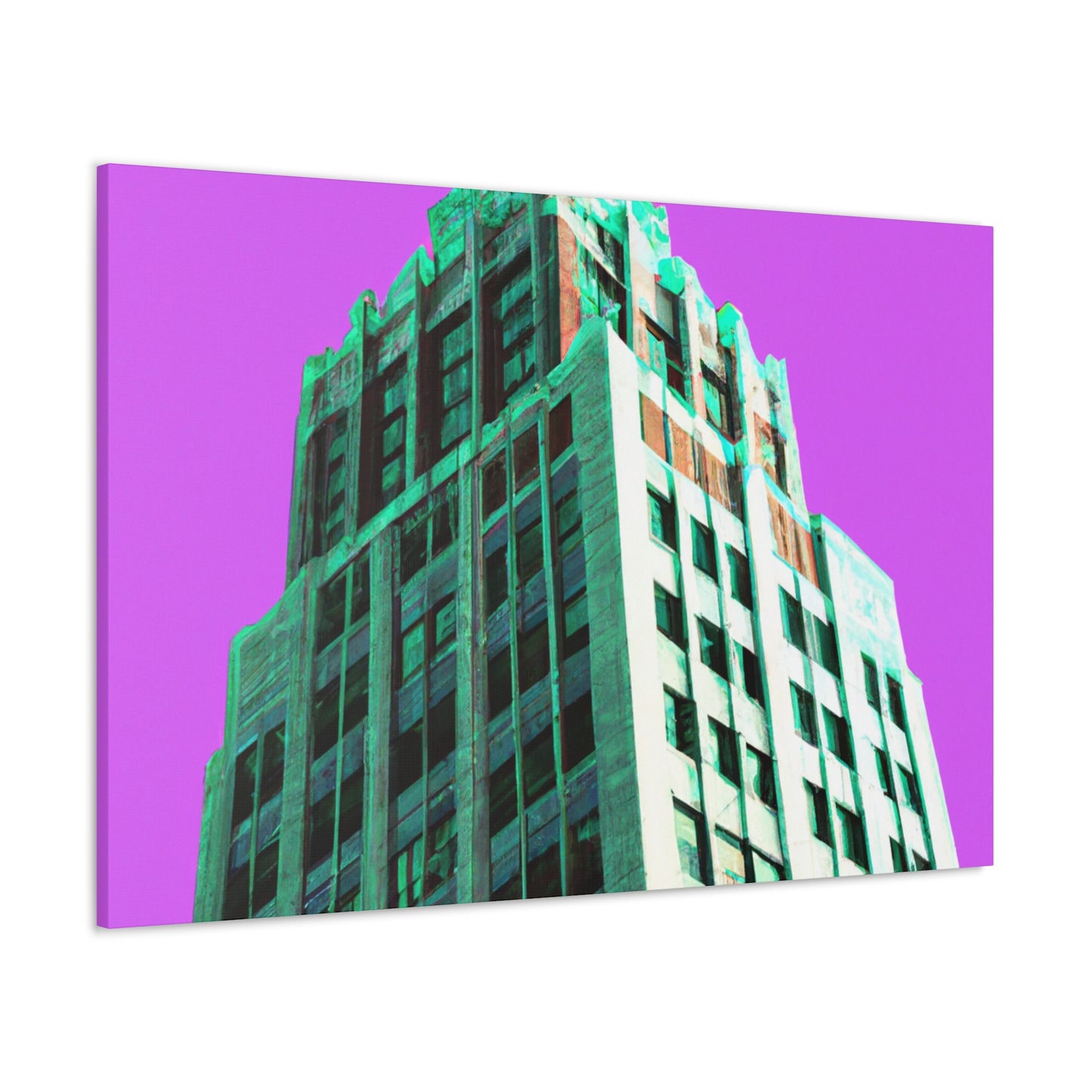 The Prism Palace: A Modern Twist on Art Deco Architecture - Canvas