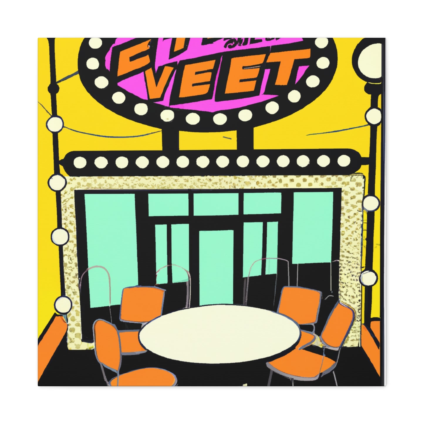 Jukebox Cruisers! - Canvas - Pop Art