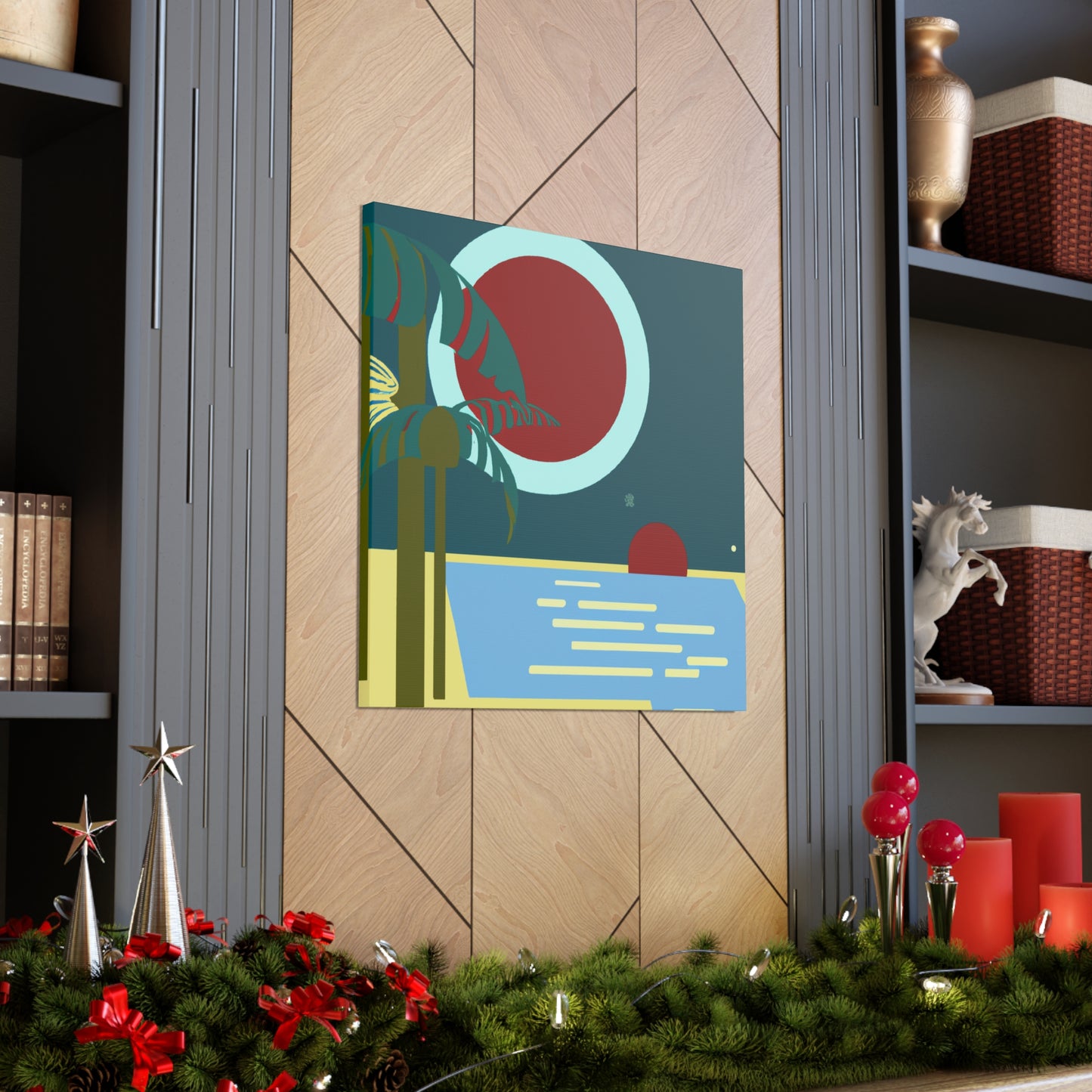 Fruitful Flickertail - Midcentury Canvas