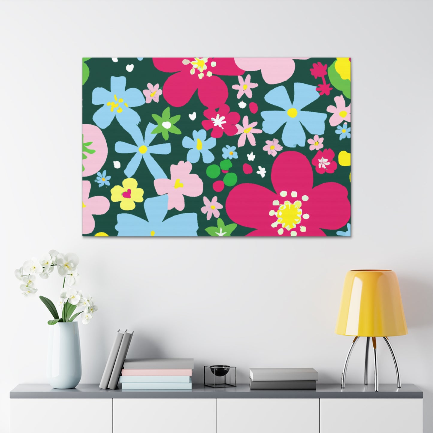 Heavenly Blooms - Floral - Canvas