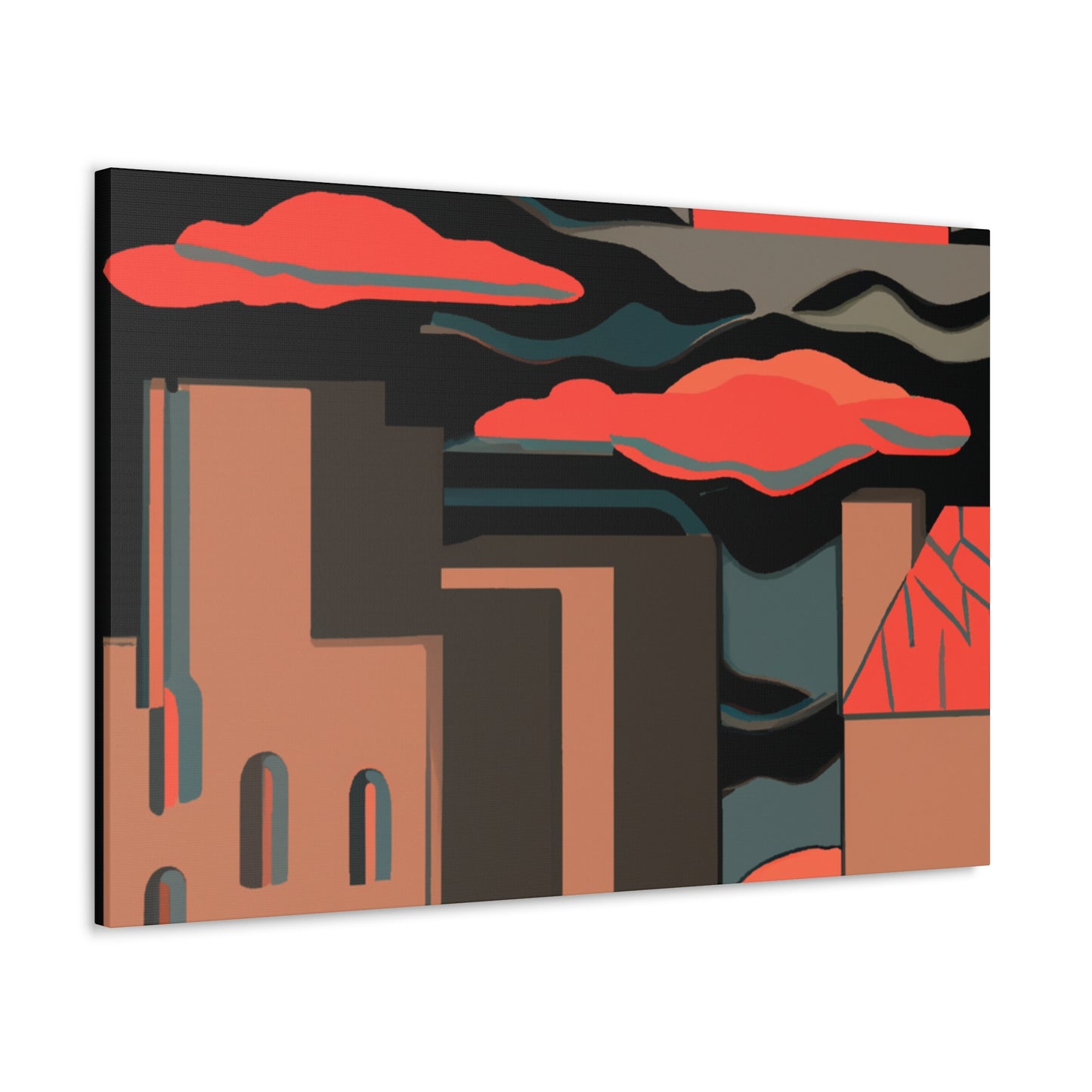 'Rising Star- Midcentury' - Canvas