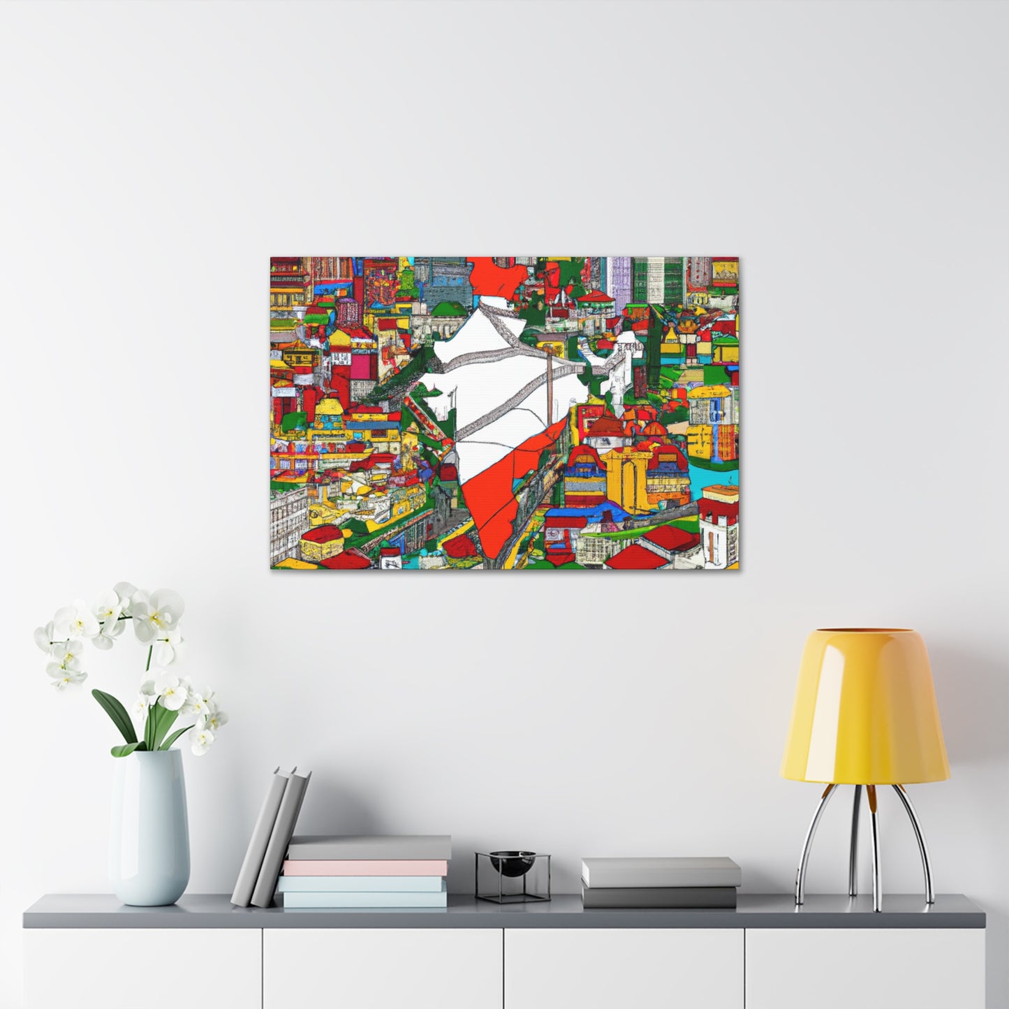 Golden Triangle - Destination India - Canvas