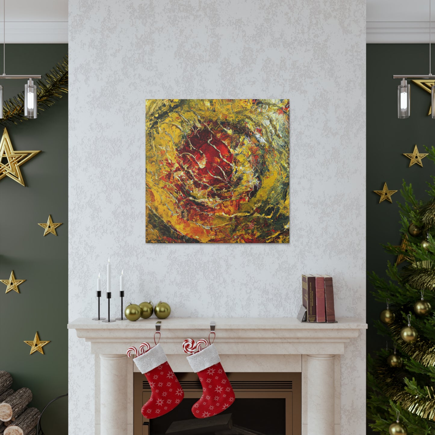 Volcano - Abstract Canvas