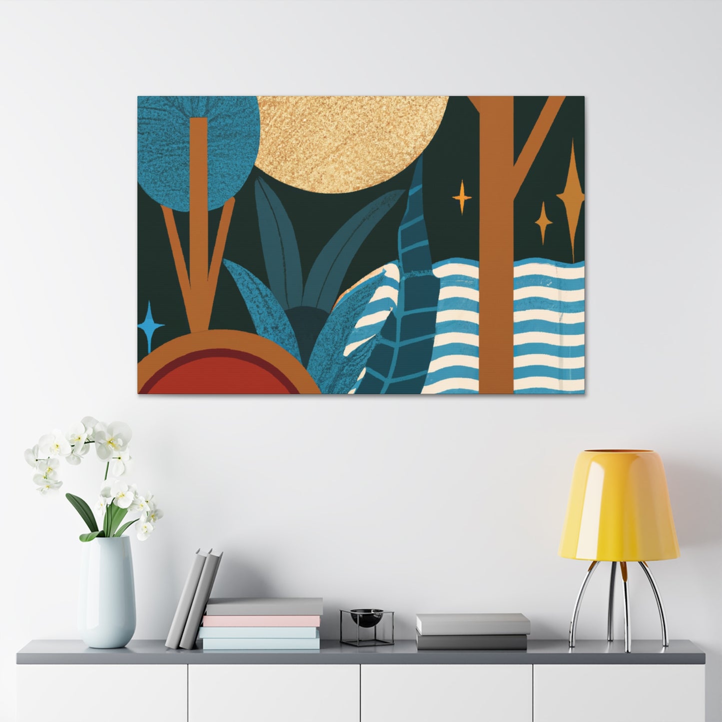 Roadmap to Progress - Midcentury - Canvas
