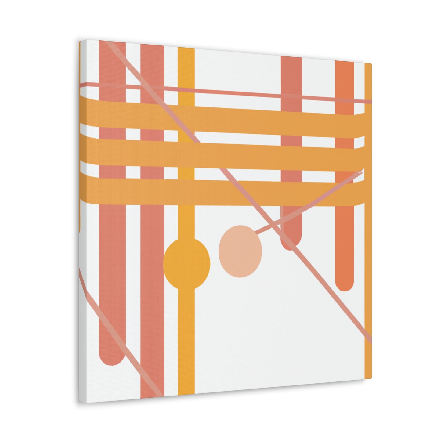 Lagoon Paradise - Midcentury - Canvas