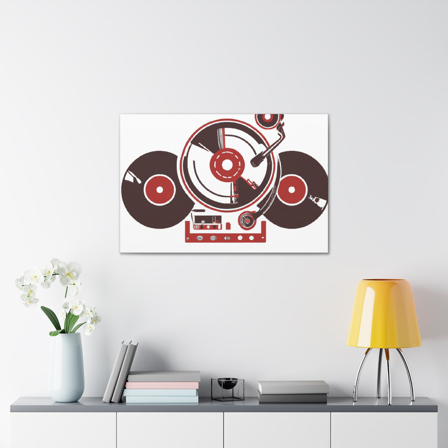 The Vinyl Emperors - Retro Music and Film Canvas
