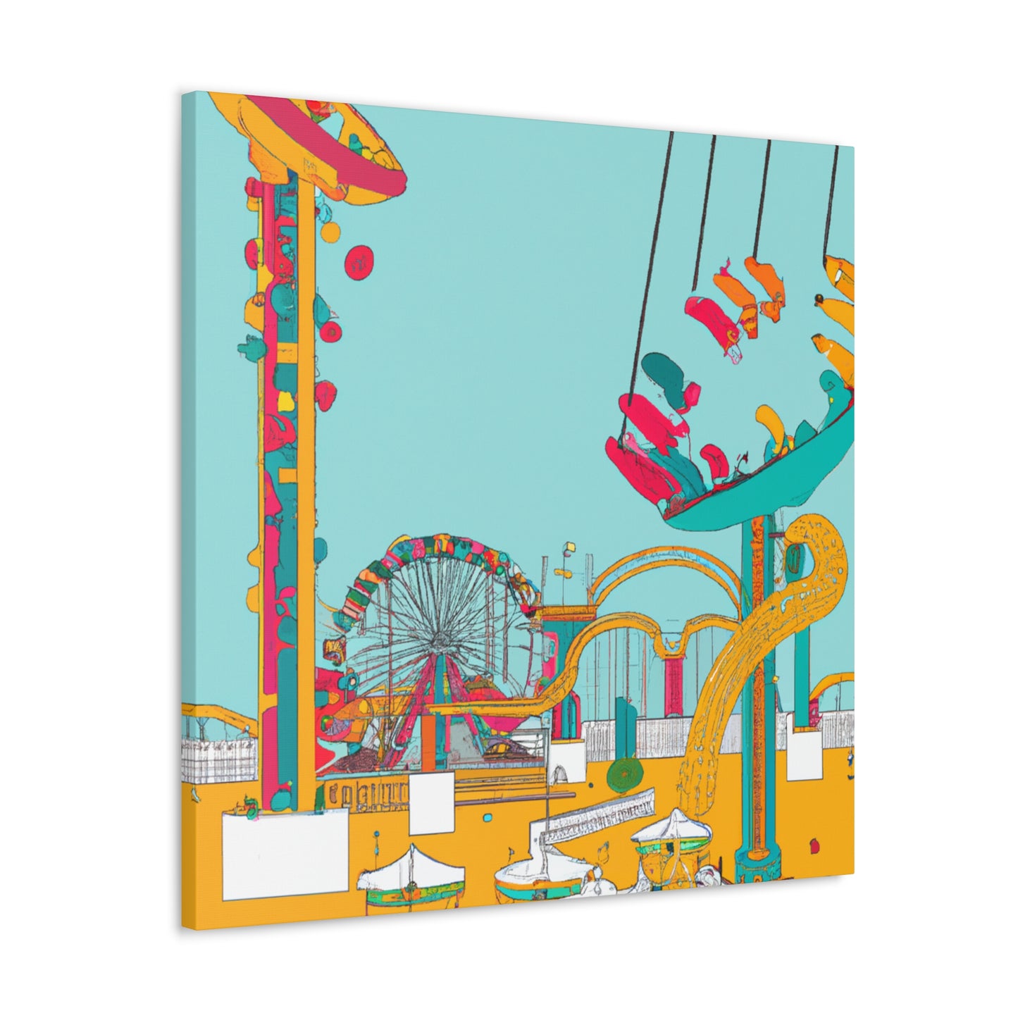 Kite Rush - Amusement - Canvas