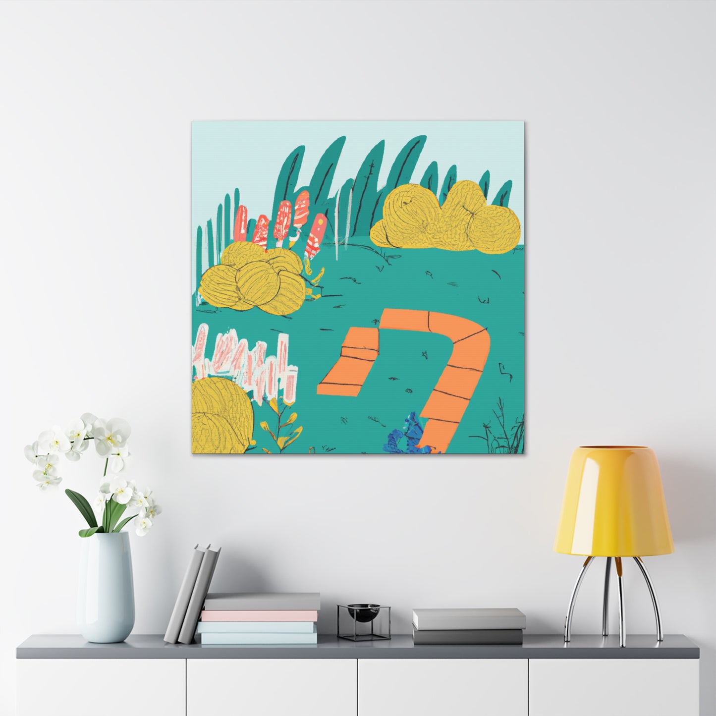 Secret Valley - Landscape - Canvas