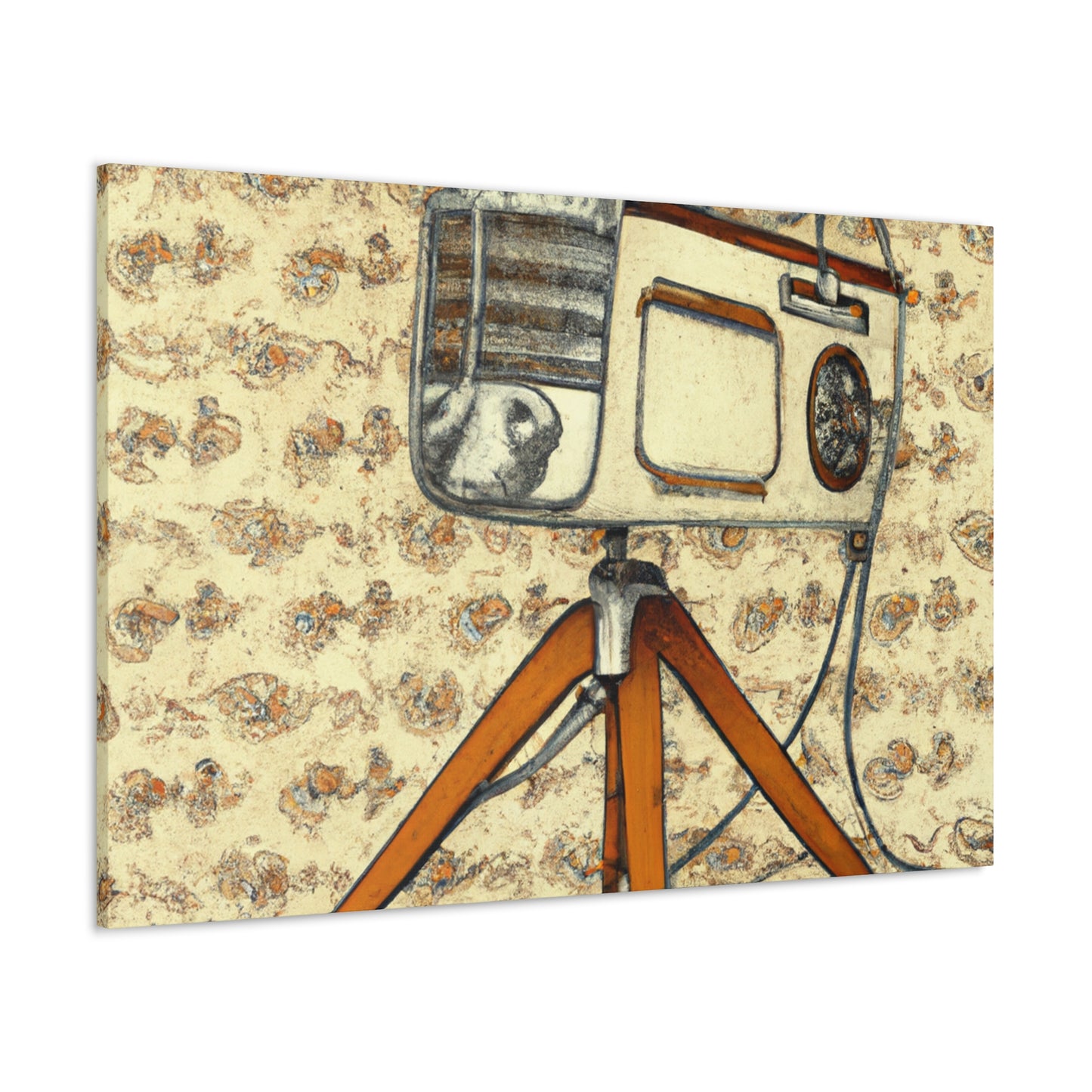 Timewarp Tech - Retro Music and Film Canvas