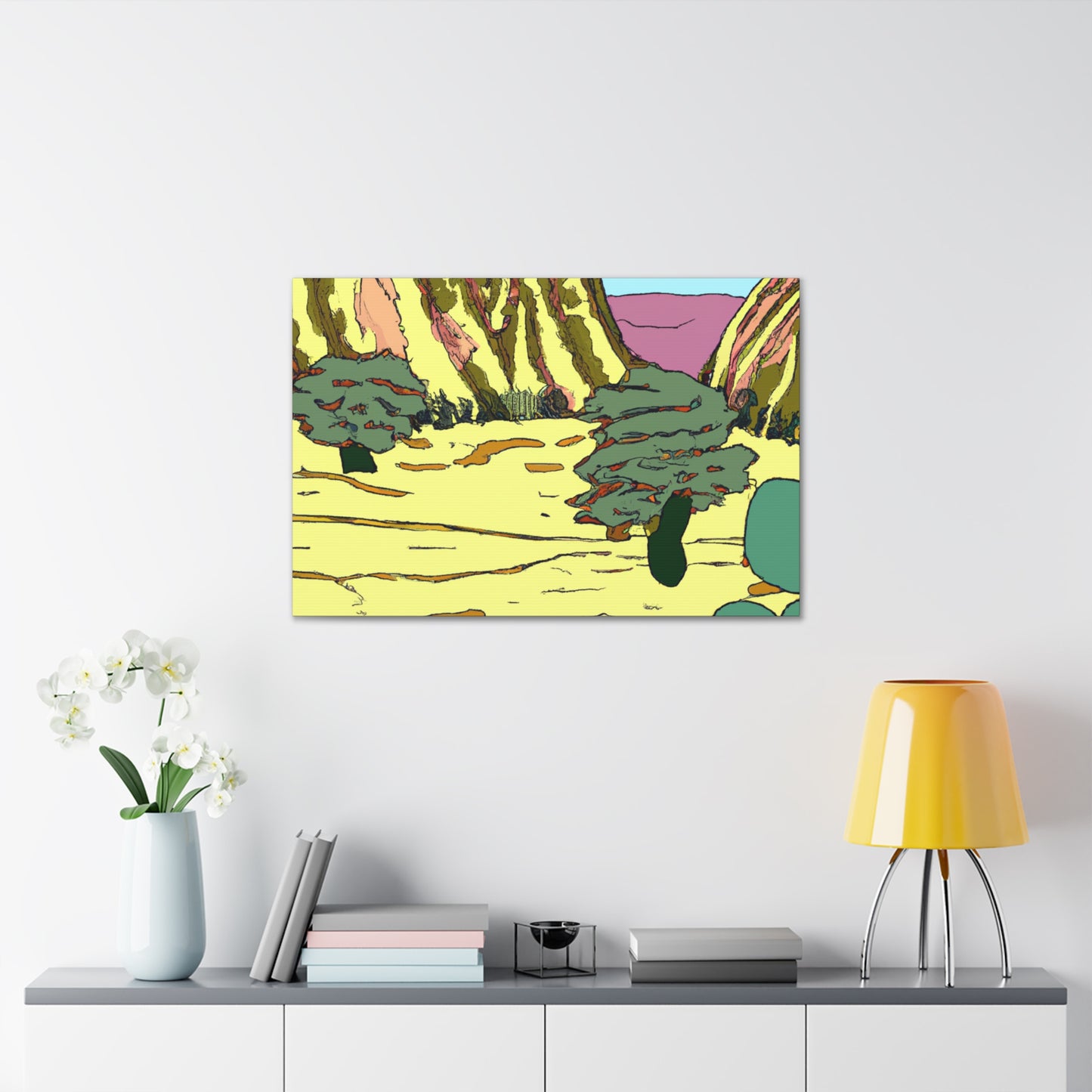 Dusty Mirage-Landscape - Canvas
