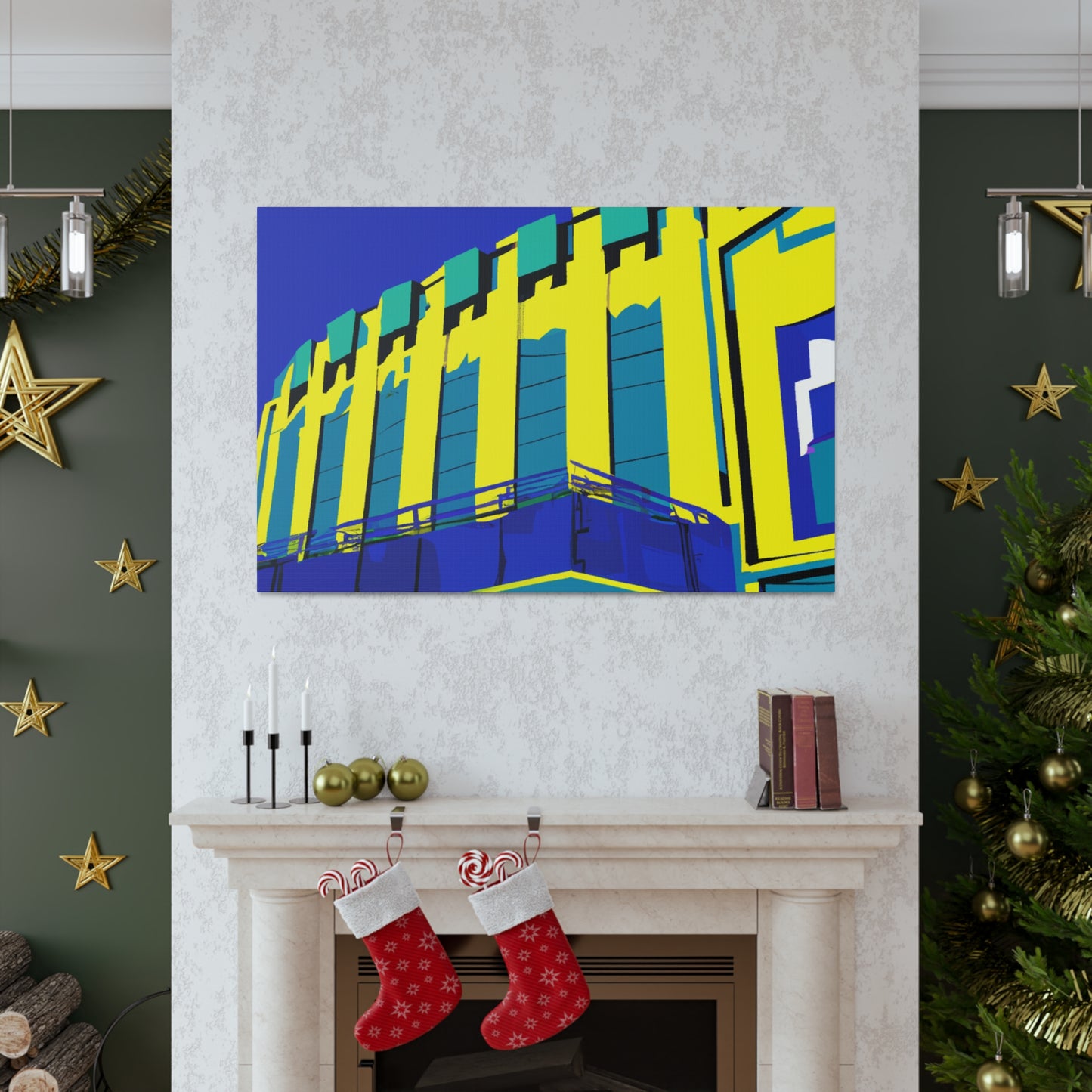 Moolah's Family Funplex - Architectural Canvas Pop Art