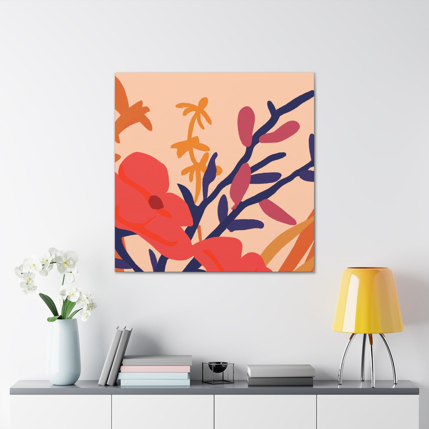 Camellia - Floral - Canvas