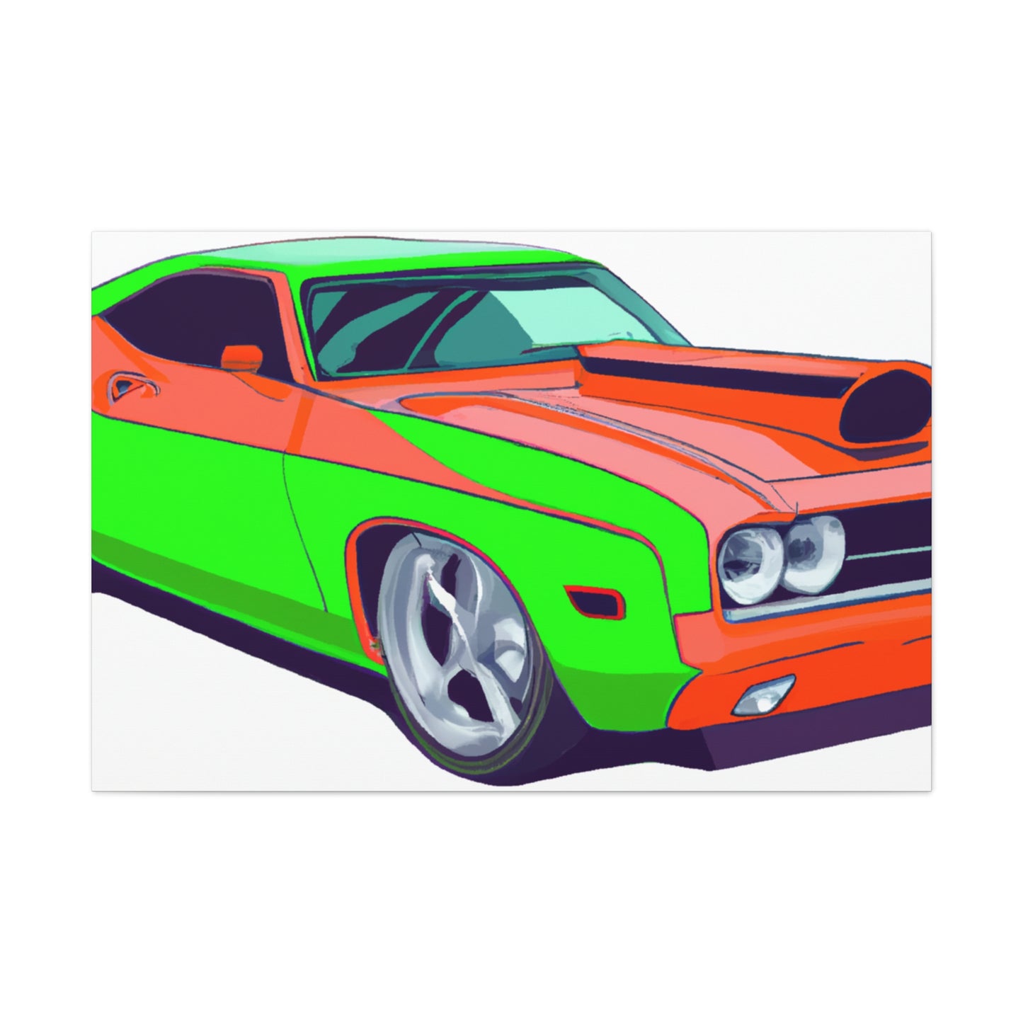 The Road Devil - Automobile - Canvas
