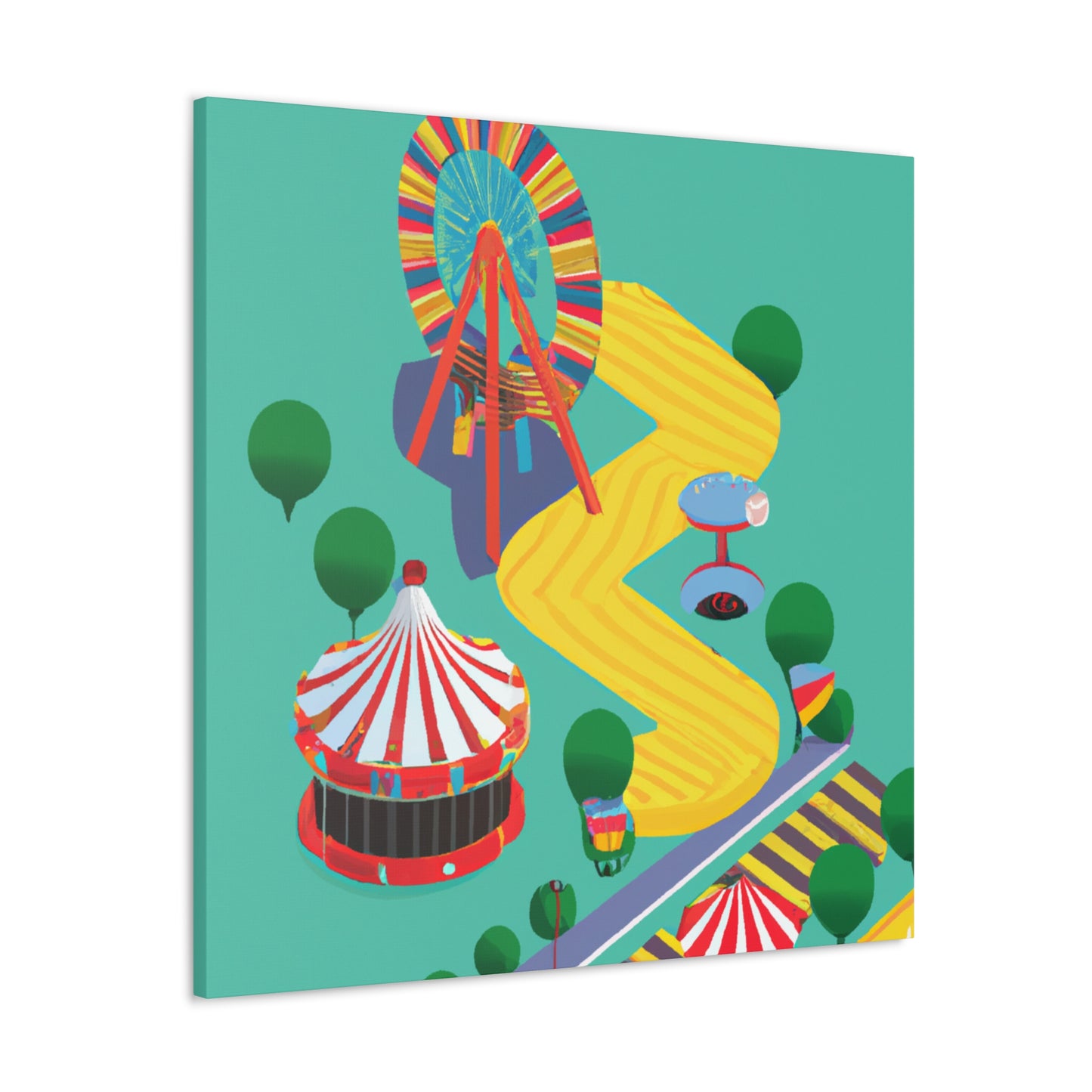Tickletown - Amusement - Canvas
