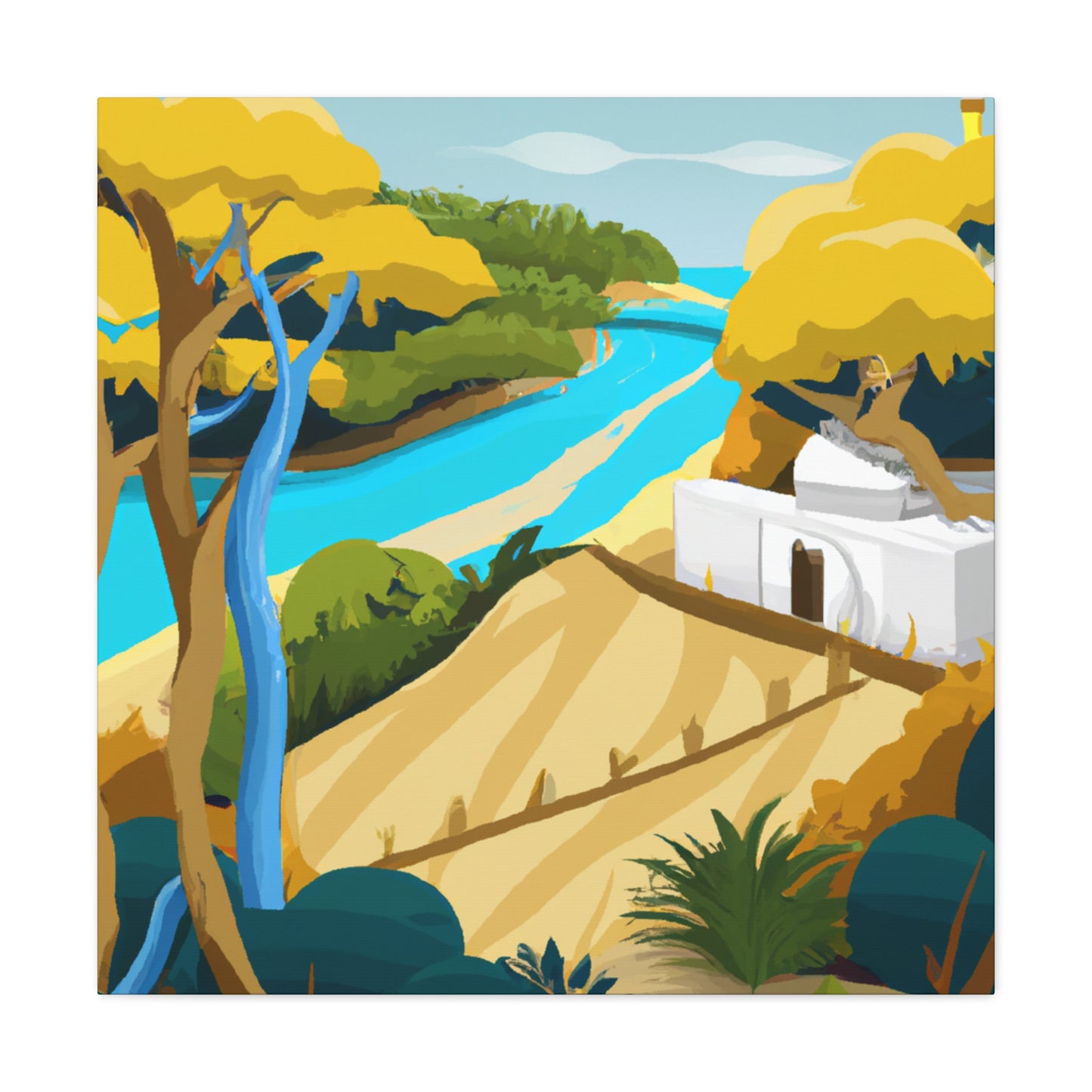 Taj Mahal - Destination India - Canvas