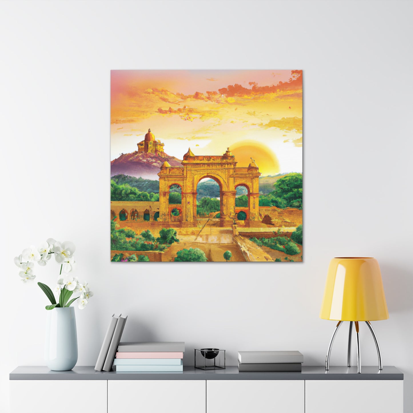 Taj Mahal - Destination India - Canvas