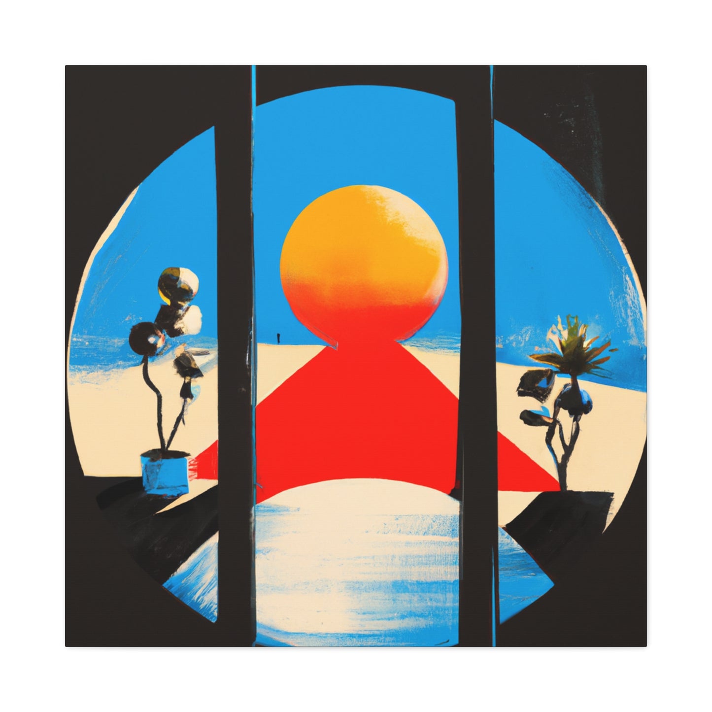 Vigilant Flow- Midcentury - Canvas