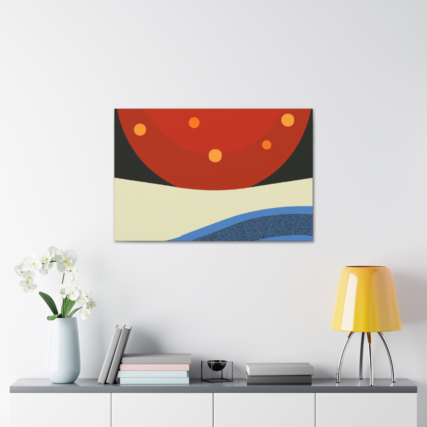 Luminous Vibes - Midcentury - Canvas