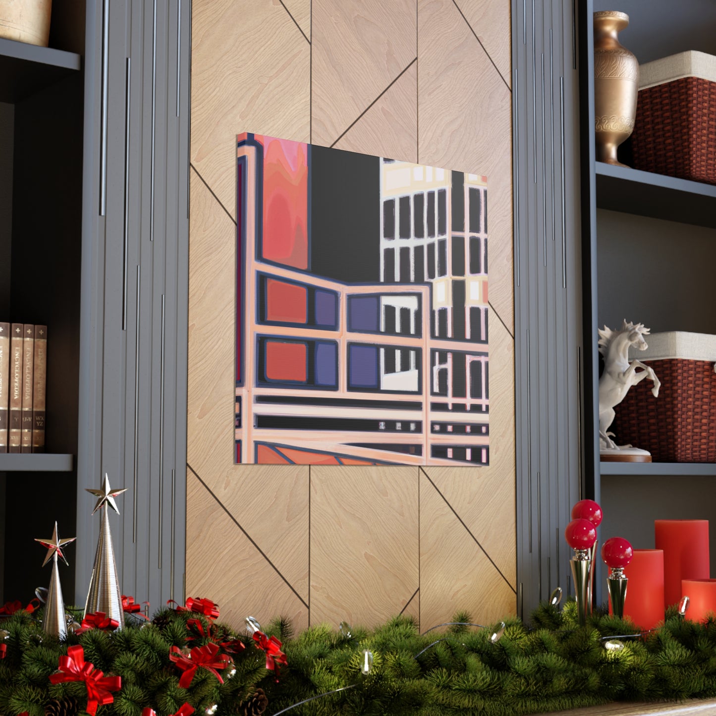 The Fabergé Palace: An Art Deco Masterpiece. - Canvas - Architectural