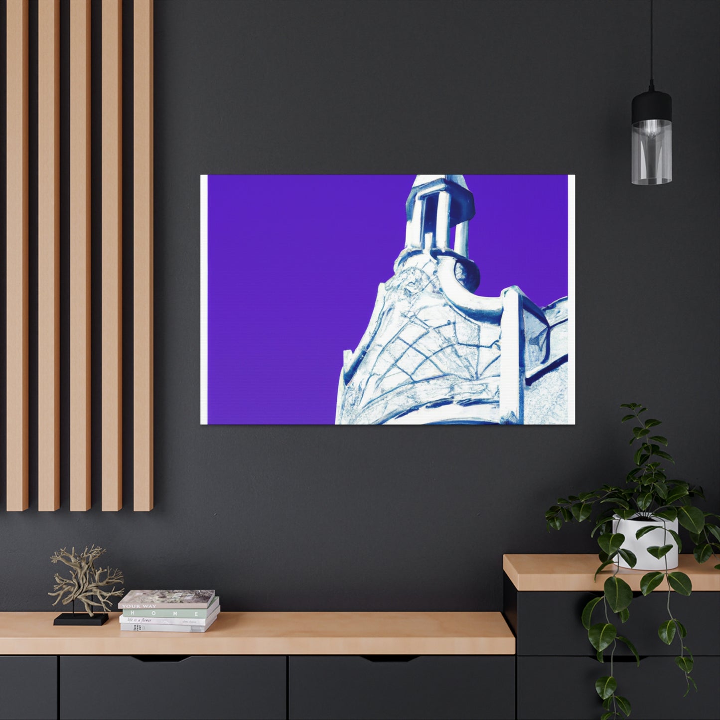 'The Majestic Metropolis' - Art Deco Architectural Canvas