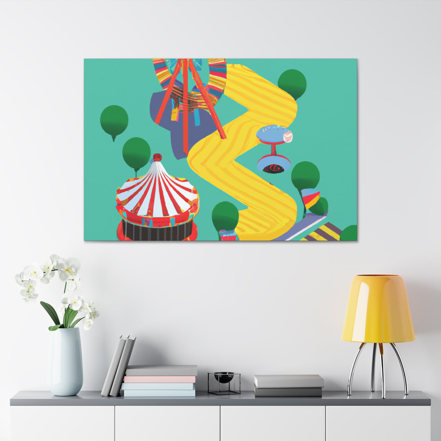 Tickletown - Amusement - Canvas