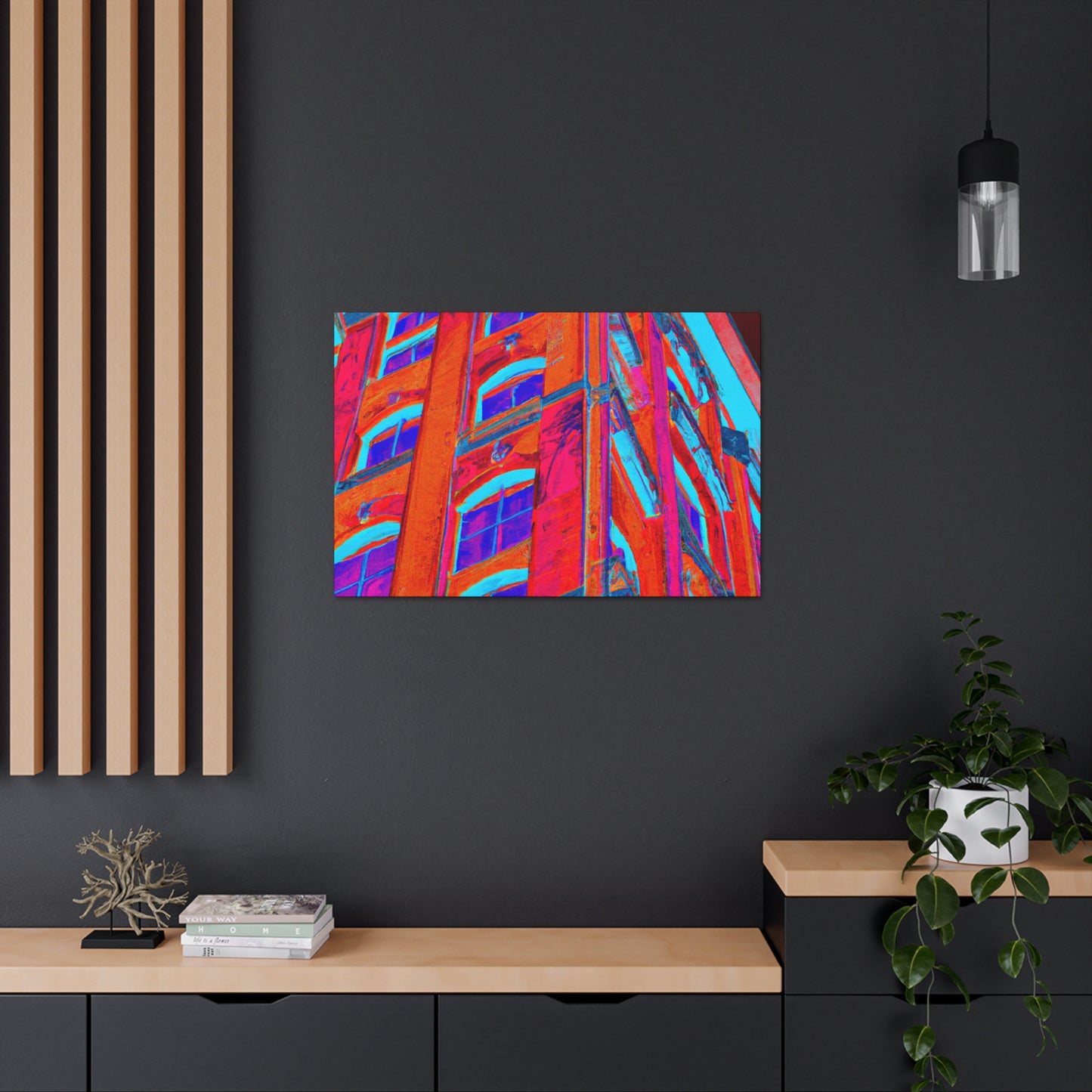 Art Modulo: a modernist building style which combines elements of classic Art Deco streamlined and symmetrical designs with modular, geometric components. - Canvas