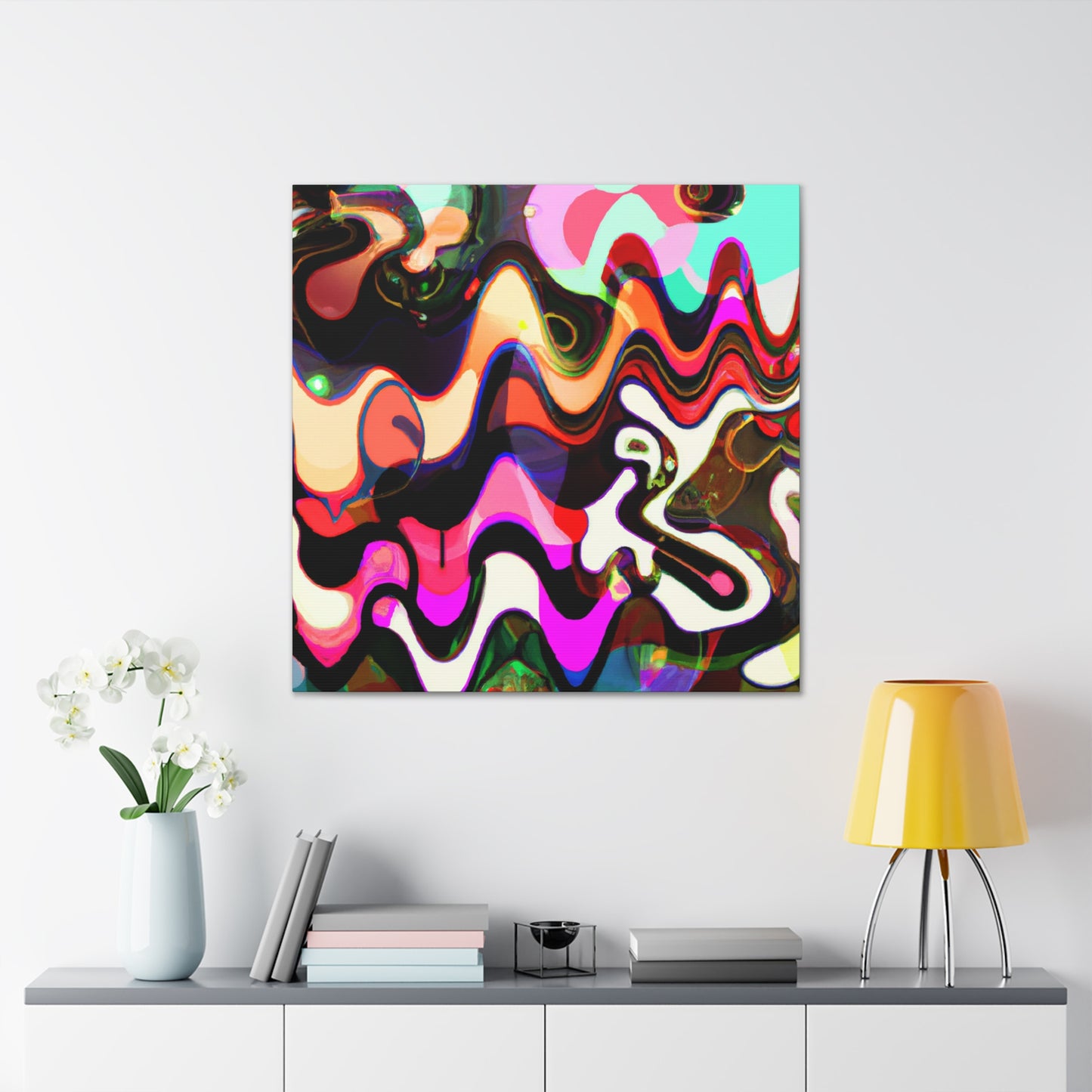 Icecloud Rain - Abstract - Canvas