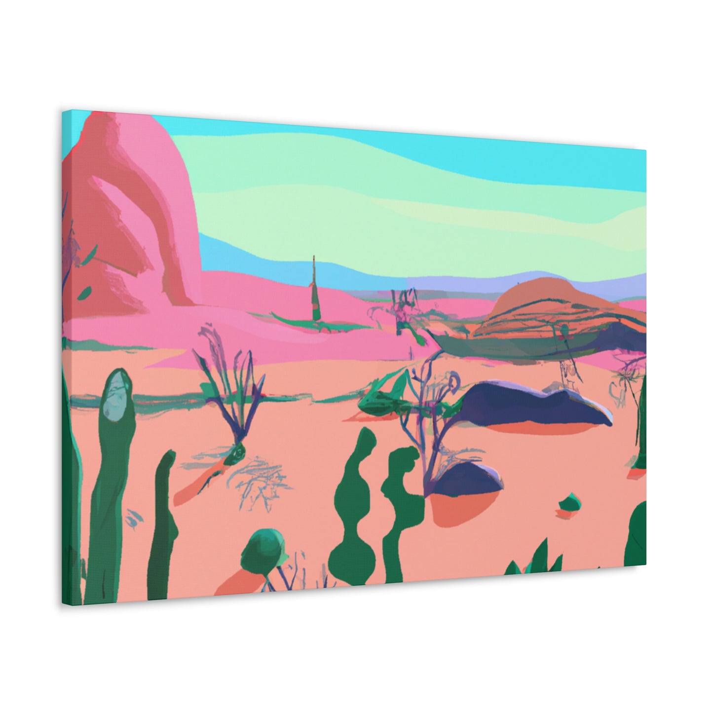 Cactustone Landscape - Canvas
