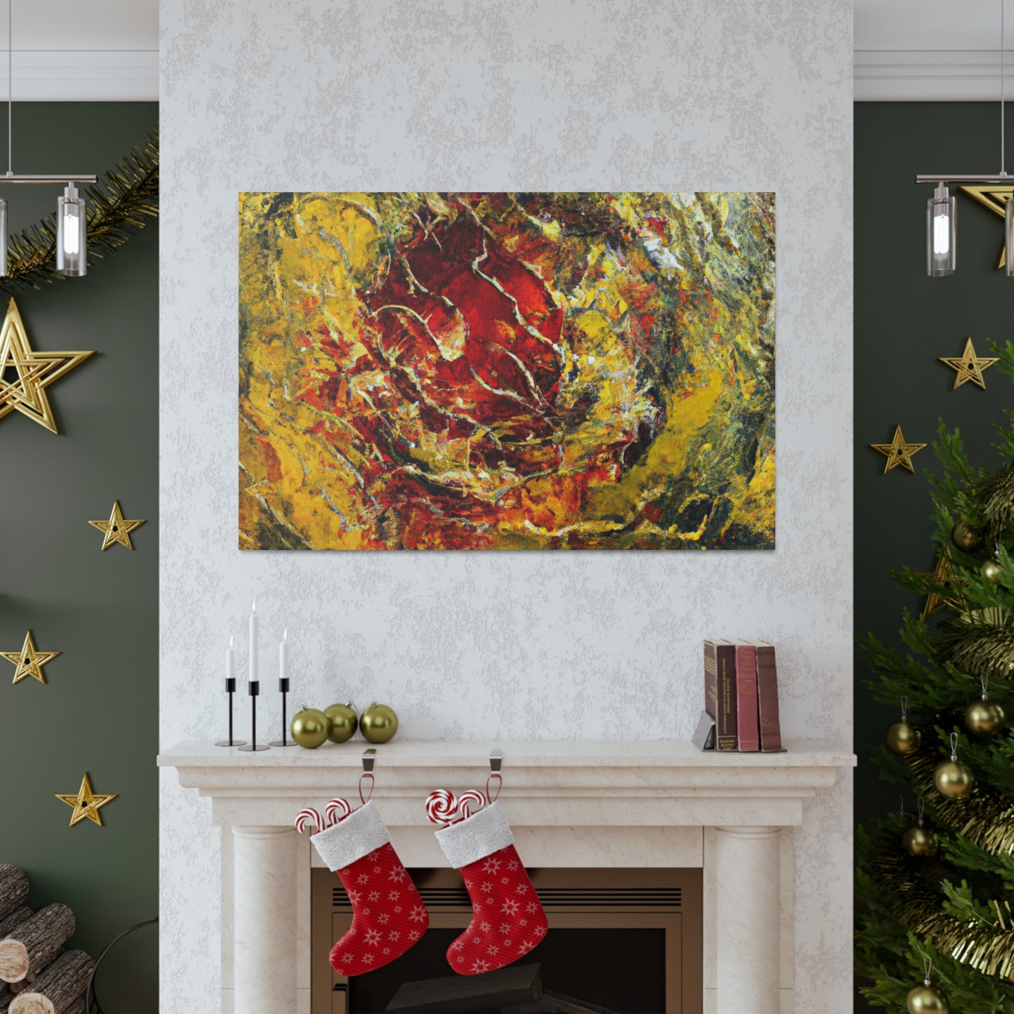 Volcano - Abstract Canvas