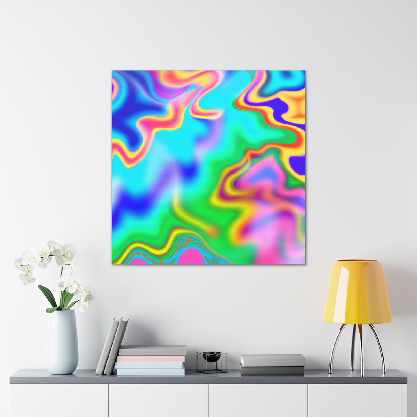 Dolphin's Breath - Abstract - Canvas