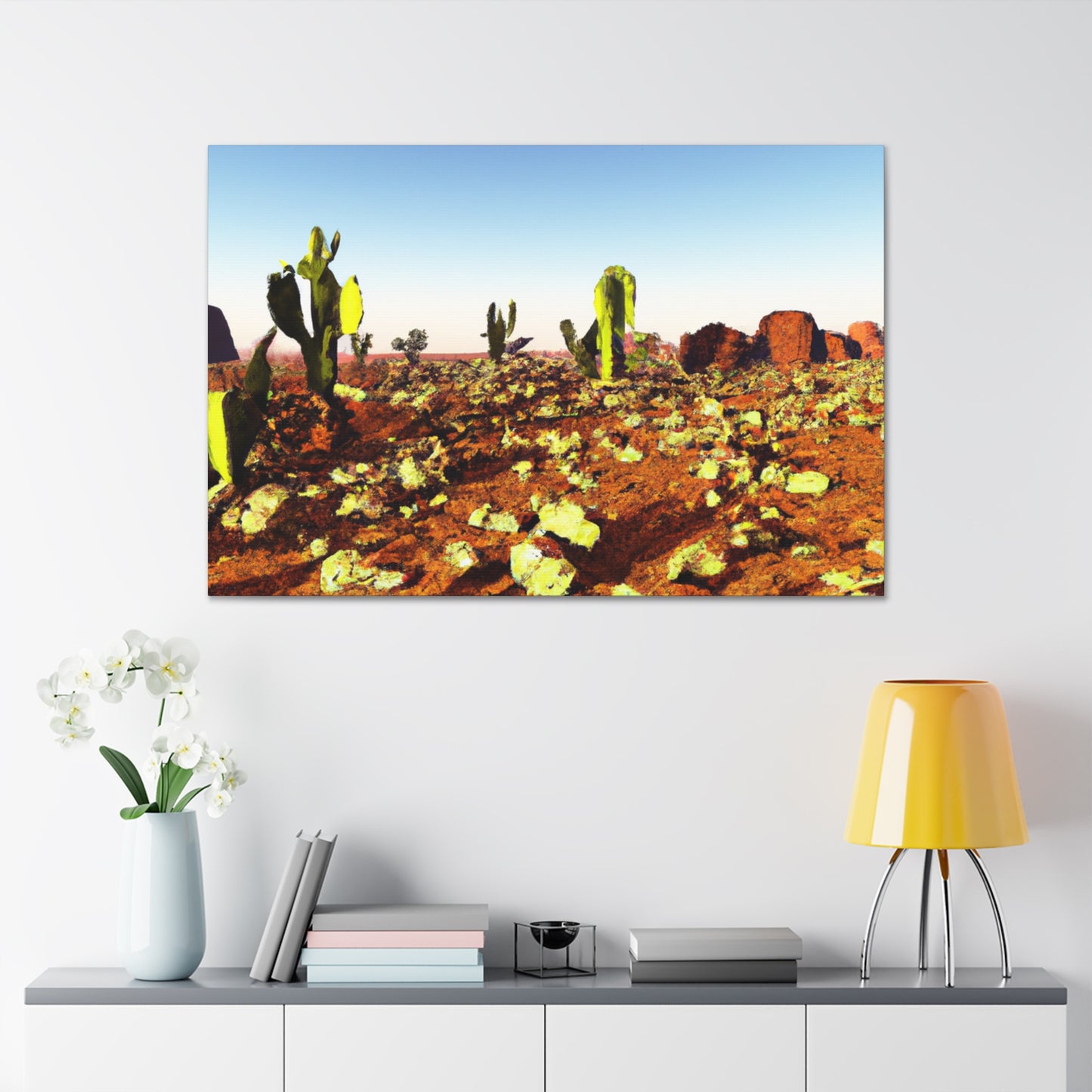 Desert Mirage-Landscape - Canvas