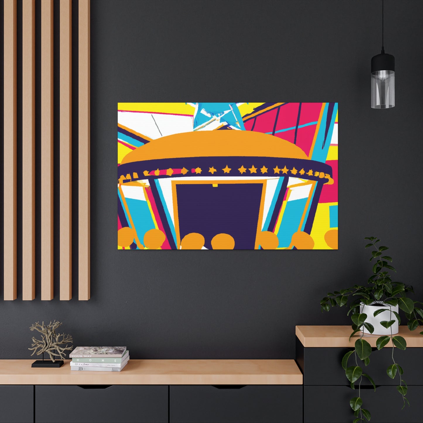 Rock-O-Rama Roller Rink - Canvas Pop Art